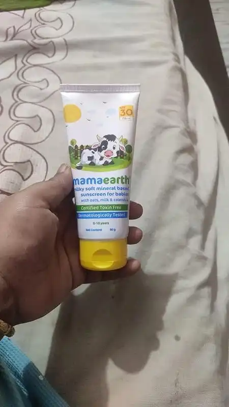 Mamaearth Milky Soft Mineral Based Sunscreen SPF 30 & PA+++ with