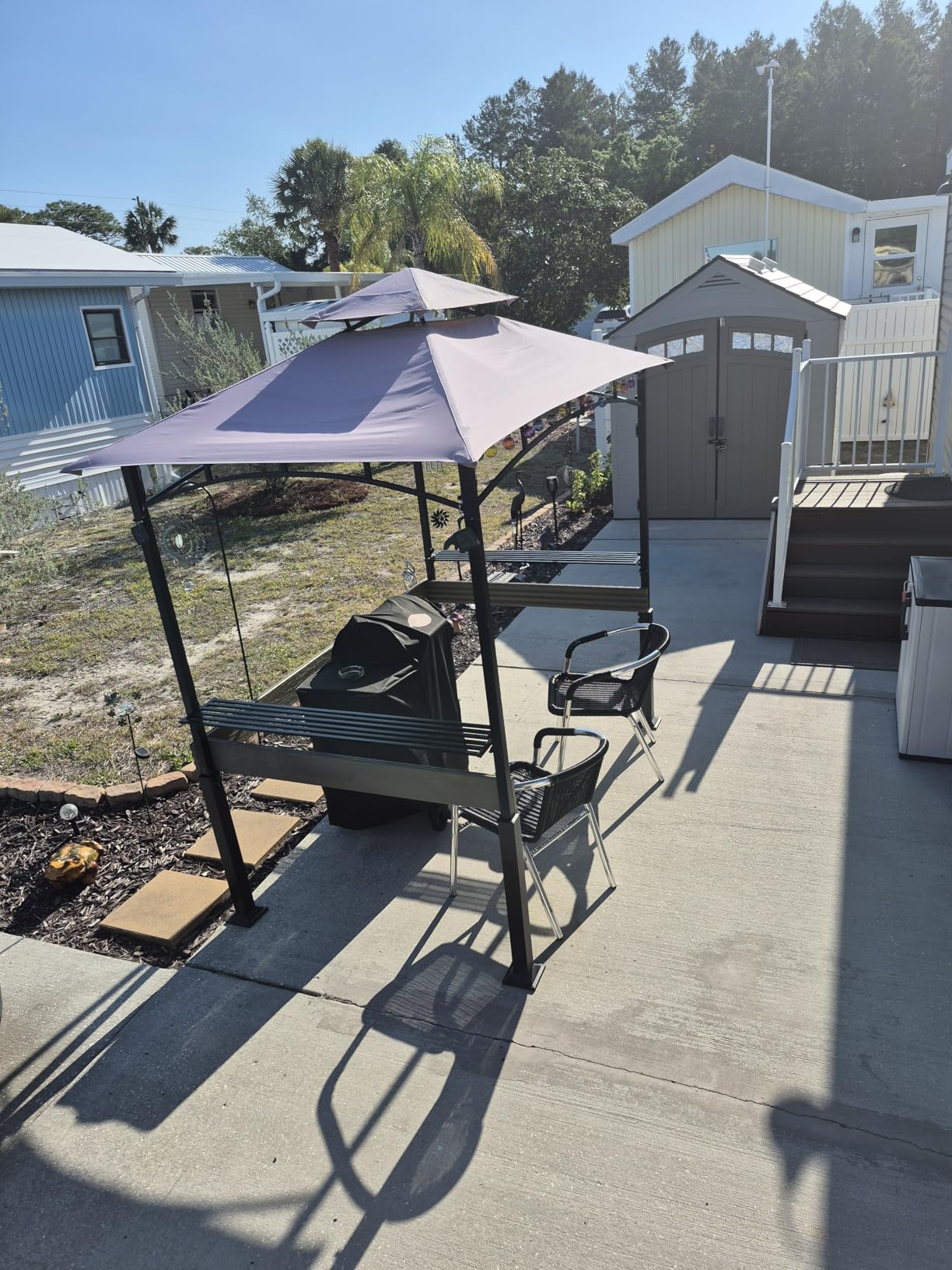 MASTERCANOPY 8x5 Grill Gazebo Replacement Canopy Top for Model L