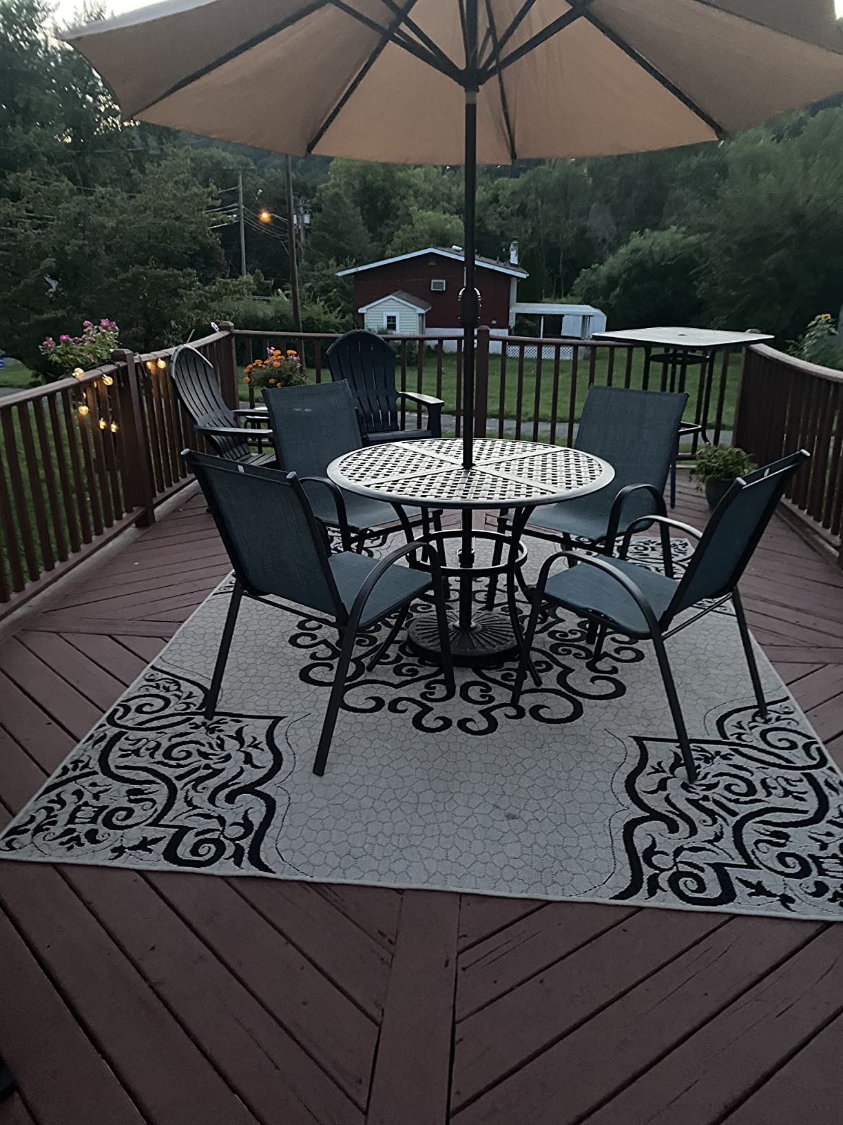 Product review for ABCCANOPY Outdoor Waterproof Table 8 Ribs Umbrella with Crank