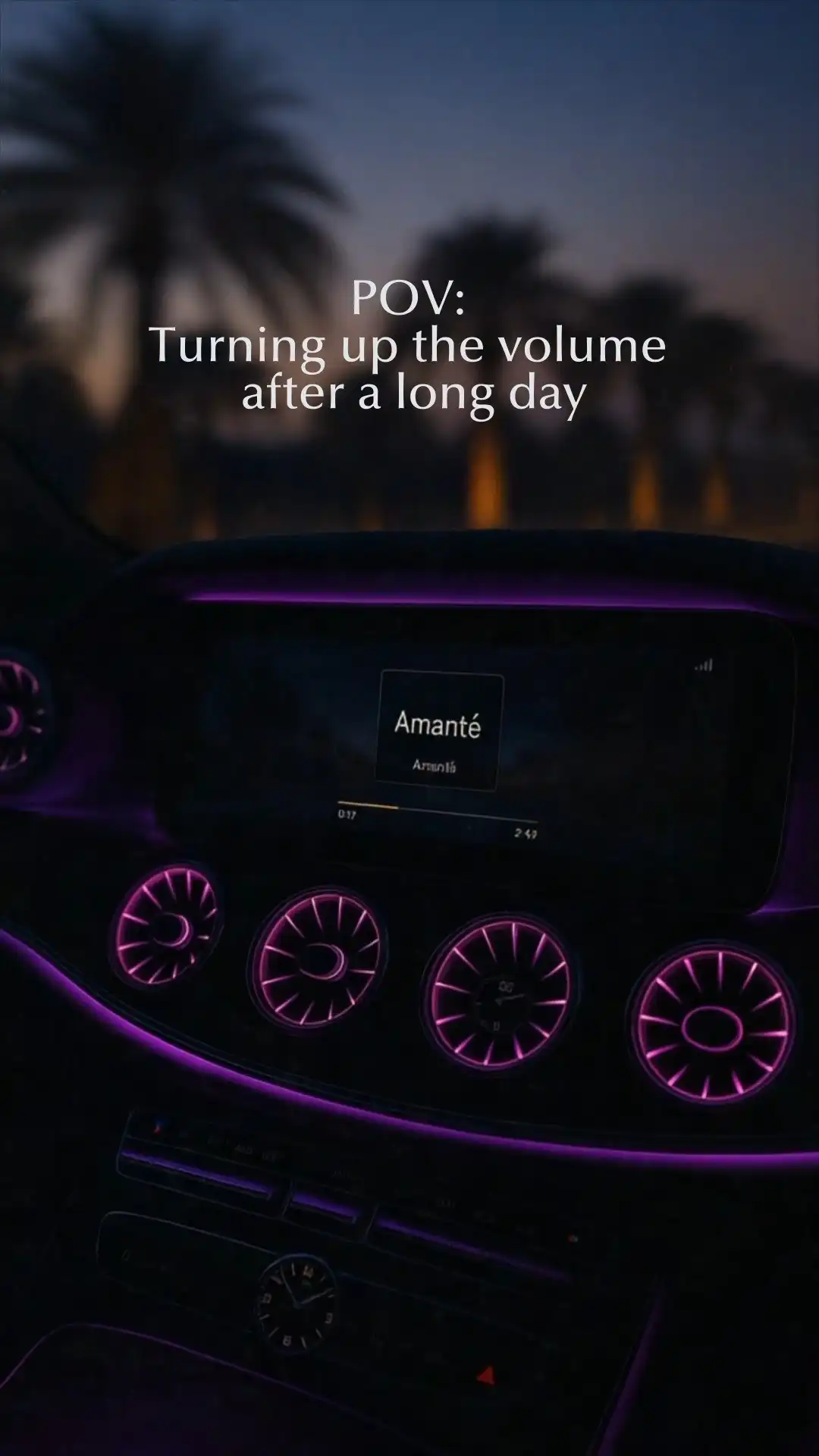Long day. Perfect song. Instant vibe 🤩 That’s the Made Like You anthem, bringing the vibe to your rides.

[MadeLikeYou, EverydayConfidence, Amanté Woman]