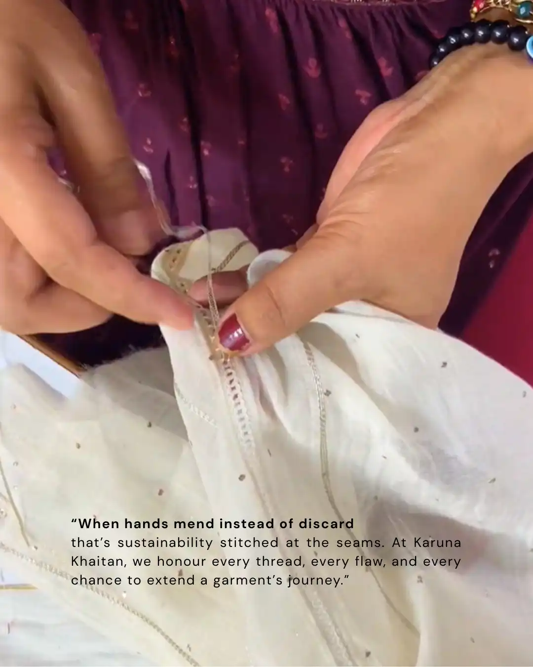 Slow fashion doesn’t rush past imperfection—it celebrates it.”
.
#SustainableClothing #SlowFashion #OnlineShopping #Fashion #IndianDesignerOutfits #ShopLocal #Malhaar2025 #summer #monsoon #followersreels #VocalforLocal #OnlineSale #IndianDesignerOutfits #fyp #instagood #KarunaKhaitan #tiedye #tiedyefashion #fypシ゚ #luxurylifestyle
.
.
Keywords: slow fashion, breathable fabrics, sustainable luxury, nature, tiedye, fashion, heart, new collection