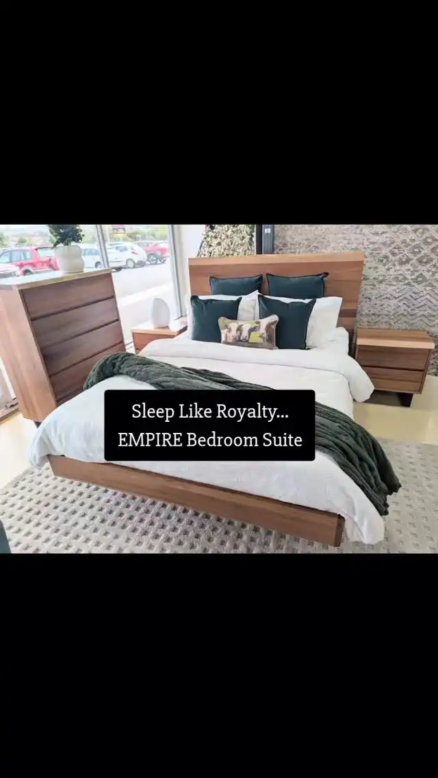 Showroom Style... SELfLESS Value! The EMPIRE BEDROOM SUITE! IN STOCK NOW!
Sleek, Timeless and Modern. Your bedroom deserves an upgrade! Tasmanian Blackwood Timber, live Edge, striking timber grains. WOW!
Prices below.

✅ OPEN MON - SAT 9-5
✅ 131 KING ST. WARRAWONG.NSW
📞 02 42442581
🌐 https://selfless.com.au/
🇦🇺 Illawarra family owned business 15years+
💲 Awesome Value!

Queen $799
King $899
Bedside $249
Tallboy $699
Queen tallboy 4pc suite $1699
King tallboy 4 PC suite $1799

#furnituresale #discountfurniture #selfless #timberbeds #australianfurniture
 #selflessoutlet #furnitureclearance #illawarrafurniture #selflessfurniture #warrawong #illawarrabusiness #familybusiness #homewares #giftware
#illawarra #furnitureoutlet #comfylounges
#awesomevalue #awesomequality #awesomeservice #giftware #homewares
#transformyourspace