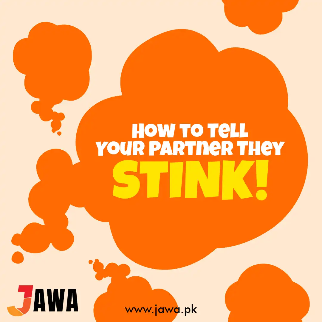 Sensitive topic alert! 🚨
Telling your partner they stink can be tricky, but it's all about approach and honesty. Remember, it's all about keeping the love (and the air) fresh!

Shop Now: www.Jawa.pk

#Jawa #JawaPakistan #BallsTrimmer #Trimmer #PersonalCare #Hygeine