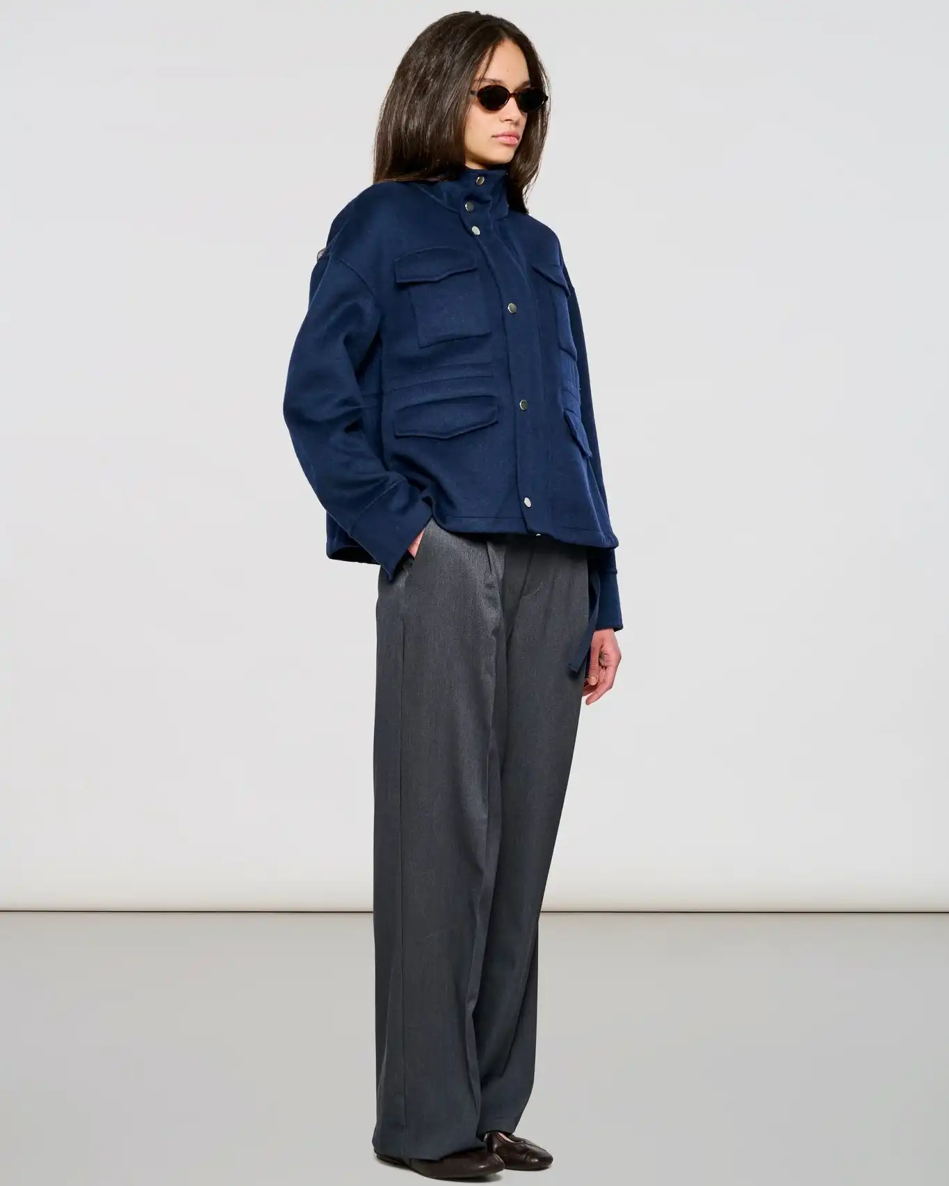 【新品】定価47,300円　OOF WEAR　オーバーフーデッドコート　42 安田美沙子さん着用・新色追加】ウォーマル中綿フーデッドコート