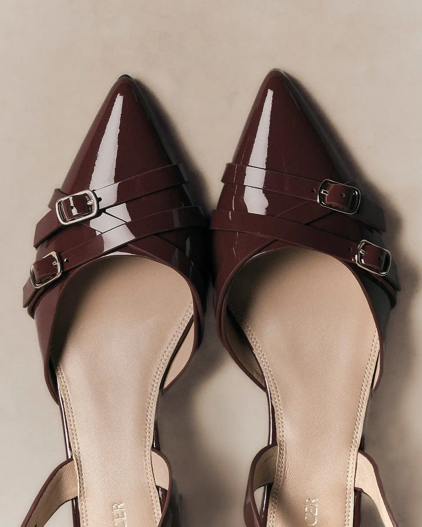 COBY goes where you go work, dinner, and everything in between | Mulberry patent leather now available #jomercer