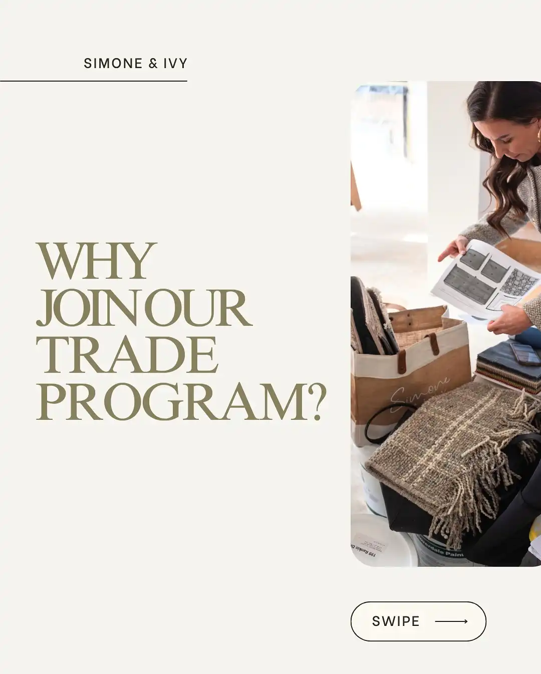 Are you a designer, builder, realtor, or industry pro looking for high-quality pieces and personalized support? Or do you know someone who is and would benefit from our program?
Welcome to the Simone & Ivy Trade Program, crafted for creatives like you who bring beautiful spaces (and experiences) to life. ✨
As a member, you’ll get:
✔️ Exclusive trade pricing
✔️ Early access to new collections
✔️ Dedicated sourcing + design support
✔️ Custom solutions for your projects
✔️ And curated gift boxes to wow your clients 🎁
Whether you’re staging a showhome, finishing a client space, or delivering a closing gift they’ll never forget, we’re here to support your vision from start to styled.
🔗 Learn more + apply now! Comment below and we’ll send you a link with more information!
.
.
.
#SimoneAndIvyTrade #DesignPartners #TradeProgramCanada #InteriorProfessionals #RealtorPerks #CustomGifting #DesignSupport