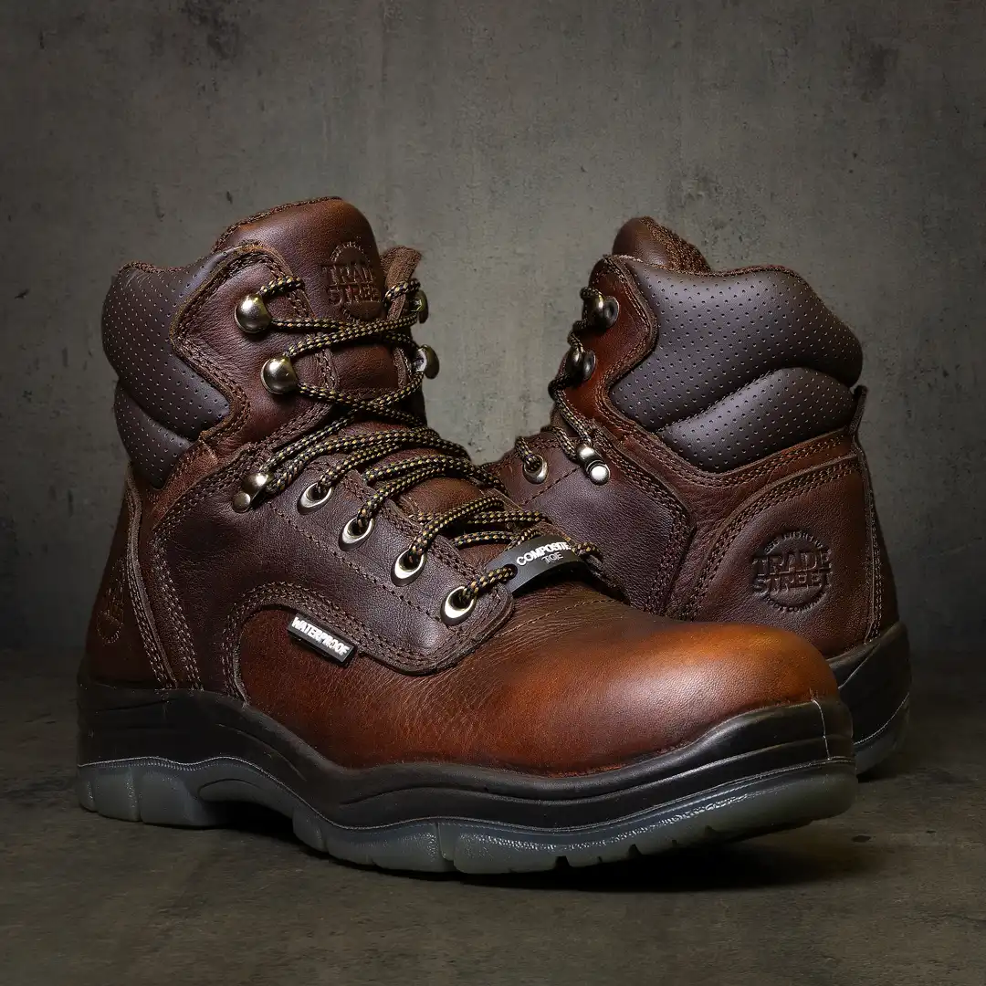 Tough jobs call for tougher boots 💪
The Trade Street Keystone 6” Composite Toe Waterproof Boot is built for all-day protection, comfort, and durability.
Ready when you are.

#BootWorld
#WorkBoots
#WaterproofBoots
#CompositeToe
#OnTheJobStyle
#TradeStreetKeystone