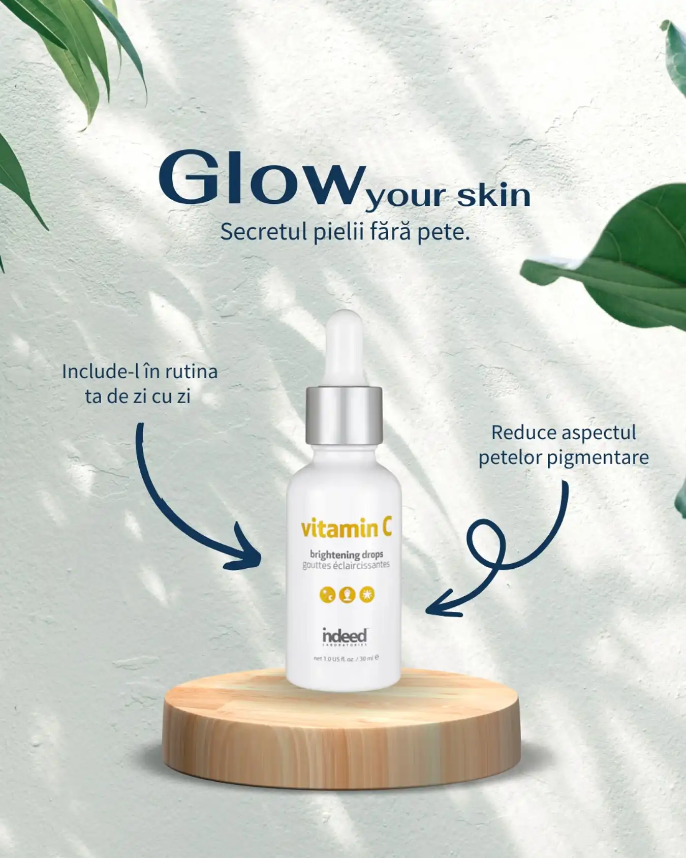 Toamna e momentul perfect să îți redai luminozitatea pielii. 🍂
Serul iluminator cu vitamina C pură și acid hialuronic de la @indeedlabs este potrivit pentru toate tipurile de ten și are o formulă de 15 ori mai eficientă decât vitamina C obișnuită:
🌟 Reduce petele pigmentare
🌟 Estompează liniile fine și ridurile
🌟 Redă strălucirea naturală a pielii
🌟 Se absoarbe rapid, cu tehnologie non-oxidativă
Un must-have al sezonului rece care vine, pentru un ten uniform, hidratat și radiant. ✨
🛍️ Îl găsești în Farmacia Tei, Dr. Max, Spring Farma și pe tuju.ro
#BeautyThatCares #Tuju #indeedlaboratories #vitaminac #ser #luminozitate #petepigmentate
