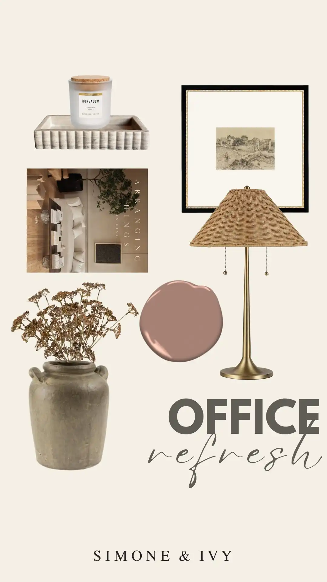 So... has anyone else went to pay bills sitting in your home office (aka - the dumping ground), but somehow ended up repainting the walls, rearranging the furniture, buying three new decor books, hanging new art, adding some moody lighting and bought a beautiful candle to create a romantic ambience… all before paying a single bill?⁠
⁠
✨ The bills? Unpaid.⁠
🎨 The office? A vibe.⁠
🧠 The brain? Chaotic.⁠
⁠
Comment “Office Reno” for a list of all of the decor.⁠
⁠
🎨 Paint Colour | @benjaminmoore | Appalachian Spring⁠
.⁠
.⁠
.⁠
#ProductiveProcrastination #OfficeGlowUp #BillsCanWait #InteriorDesignByStress #oopsidecorated #simoneandivy