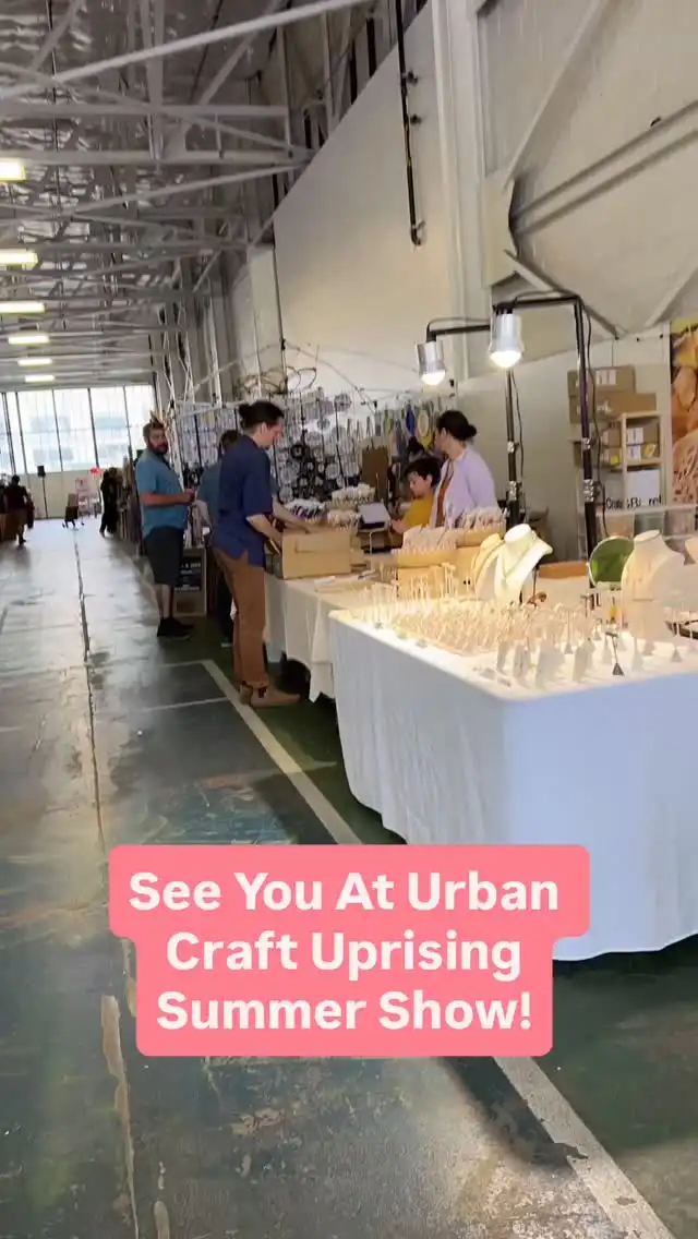 I’m just about to kick off my weekend at @urbancraftuprising Summer Show! If you want to check out all things handmade, have fun, and get crafty, then swing by Magnuson Park Hanger 30. I’m in booth 95. 

#craftshow #embroiderykit #crafter #mcreativej #summercrafts #seattleevents