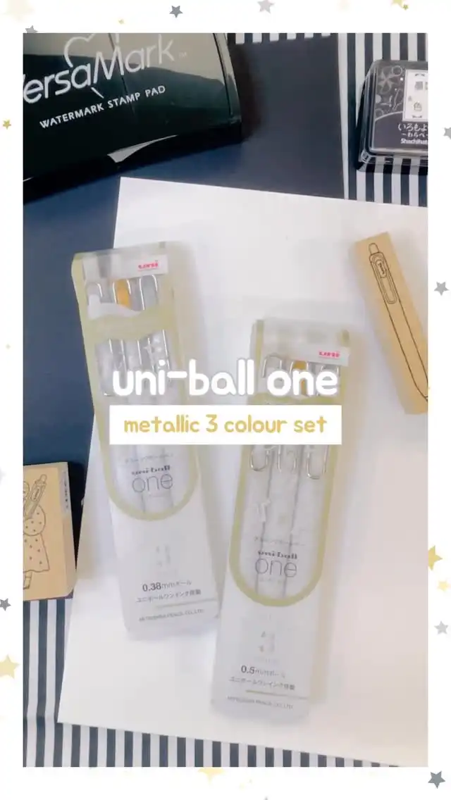⭐️NEW ARRIVAL⭐️

The Uni-ball One Metallic Collection has officially arrived and they’re GORGEOUS 😍🖊️

Each set comes with 3 dreamy colours:
🤍 White
🥇 Gold
🥈 Silver

Available in 0.38mm & 0.5mm
Perfect for journaling, card-making, and adding sparkle to your notes ✨

🛍️ Shokakko.com.au
🌏 Ships worldwide

#shokakko_au #stationery #stationeryshop #stationeryaddict #pen #pens #uniballone #uniball