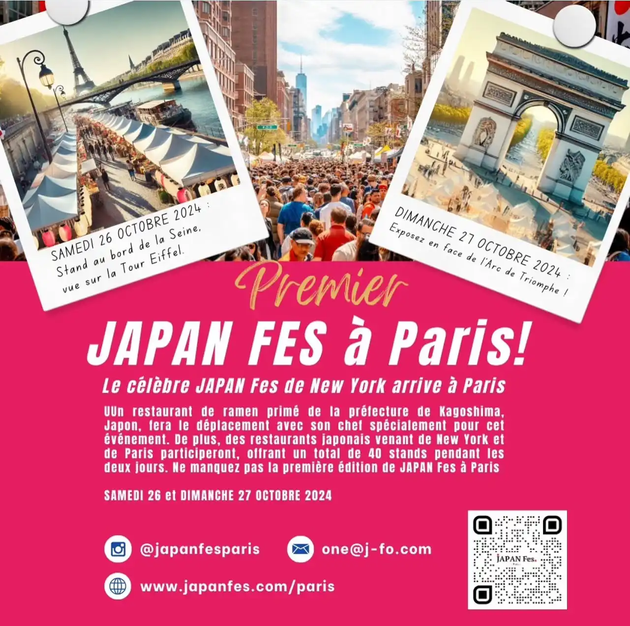 今月25、26日
鹿児島、指宿ラーメンをフランスで作ってきます。
2016年、Facebookのメッセージで
出店しませんか?のメールがきて
イベント特攻隊長のこうきに
『ニューヨークからイベントの誘いがきたぞー!
どうするかー?いくかー?』って聞いたら
『良いっすねー、いきたいですねーいきますかー』
たったその一言がこの8年間、
麺屋二郎の運命を変えました。
どんだけ頑張っても変わらない時は変わらない
かと言えば、二つ返事でこんだけ未来が変わったりもする
とても不思議なもんですよね。
人生って
今回、最後まで
こうきを連れていくかどうか悩んだけど
浜上にお願いして
指宿大変だけど、こうきを連れてく事を許可してくれたおかげで8年前の、
あの時の時と同じ環境を作り出す事が出来ました。
何となくね、僕自身もコロナの時には
アグレッシブに動く事をしないで良いかな
このままのんびりと過ごそうかなって思うぐらいまで心境の変化があった中、こうきが戻ってきてから
3年が経ちました。
僕もそう
浜上も折尾もこうきも
麺屋二郎も
そして居てくれるスタッフもそう
みんなが歳をとり成長しました
新しいメンバーも増えました
近々でも凄く大変な事もありました
でも、何となく
節目10年って思ってる僕にとっては
このタイミングで、
毎月NYチームとしてるzoomMTGで
あの頃と変わらず、ノリでフランスのイベントきますー?って一言に
行きますかー!?笑って答えた僕は
当時2016年のあの頃の観覚を思い出し
あ、このタイミングでこうきと行く事になったら
めちゃくちゃ流れ変わる何かがありそうだなって
感じました😊
初めてのNYと同じで
ボンジュールしか分からないし
一発勝負のスープ炊きというのが
ワクワクしてます笑
絶対Mよね😂
2015年に指宿駅前店を開店した時、ぶっちゃけめちゃくちや波に乗ってました。
でも同時にこのままじゃ麺屋二郎は潰れる💦
もっと経営者として俺が成長せんとダメや、、
って思ってから10年が経ちました。
昔よりはね成長できたのはあるけど
最近特に、世界を肌で感じたりして今の自分の思考軸を変えていかんとなって思ってたから
もしかしたらこのフランスで何か吸収できるものが
あるかもしれない。
そんな気分です。
初めてのフランスでラーメンイベント2日間。
場所は凱旋門とエッフェル塔の側らしいので
とりあえずフランスは制覇!という事に笑
それしか知らない笑
そして、フランス人に鹿児島、指宿ラーメン食べさせてやります😎
今回はかさねじゃなくてあっさりの方でいきます😙
個人的な理由はしっかりあるんですが
ここでは秘密㊙️です😉
絶対唸らせたいです!
上手いってフランス語で何て言うんだろう。。。
#menyajiro #鹿児島ラーメン #ラーメン好きな人とつながりたい #豚骨ラーメン好き #指宿ラーメン