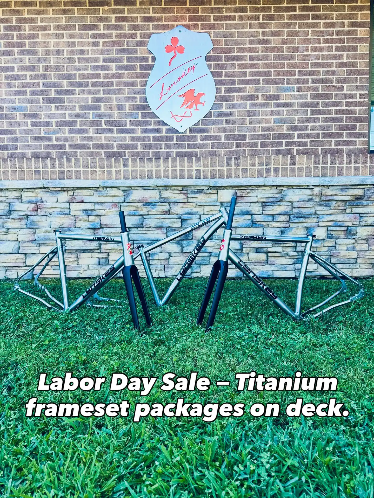 🇺🇸 Labor Day Sale – Titanium Frameset Packages 🇺🇸
Celebrate the long weekend with strength, precision, and speed. For a limited time, our premium titanium frameset packages are on sale, built to last a lifetime and ride like a dream.

⚡ Lightweight
⚡ Durable
⚡ Handcrafted performance

Don’t miss your chance to upgrade your ride. Sale ends Monday at midnight.

👉 Shop now and make every ride legendary. Link in Bio!

#lynskeyperformance #LaborDaySale #TitaniumBike #CyclingLife #Frameset #TitaniumFrame #RideStrong