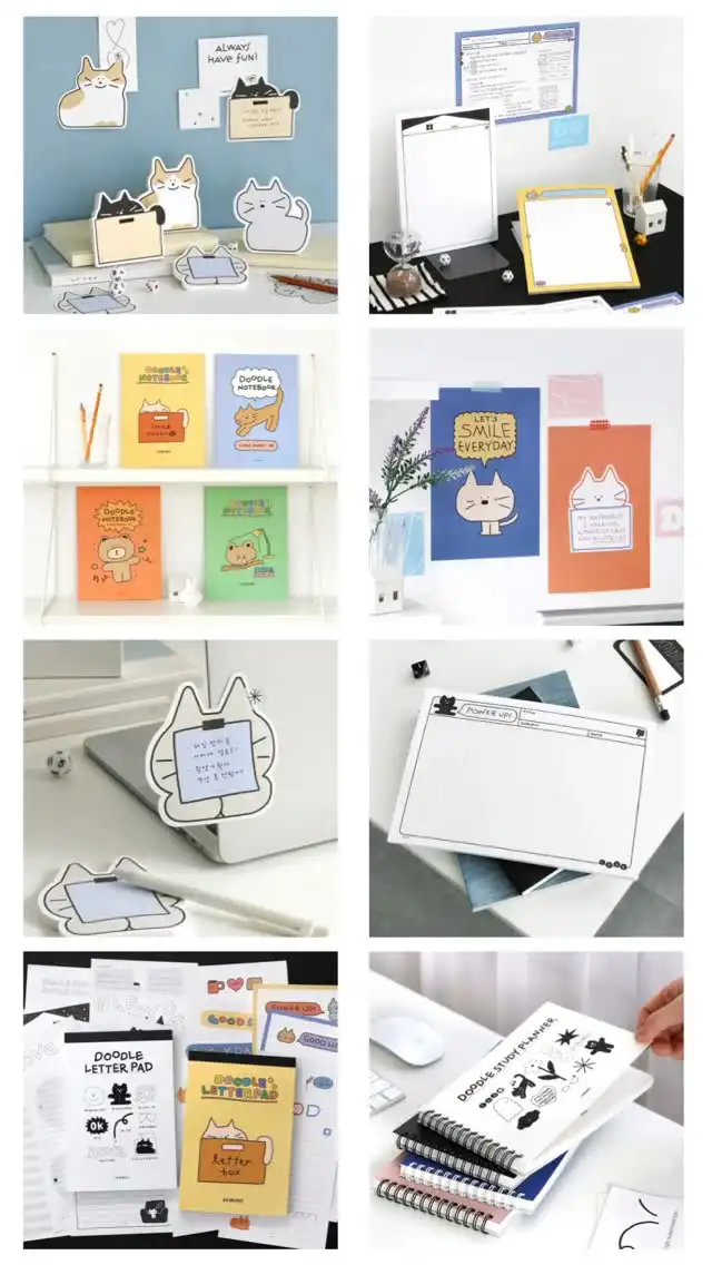 Welcome the ✨ ICONIC Doodle Series ✨
A collection filled with cute hand-drawn details and a touch of playfulness! 💭🖋️
From doodle-style notebooks and study planners to memo pads, note pads, and letter pads, every piece brings joy to your daily writing moments.💌
🛍️ shokakko.com.au
#shokakko_au #iconickorea #stationery #koreanstationary #stationeryaddict #stationeryshop #cutestationery