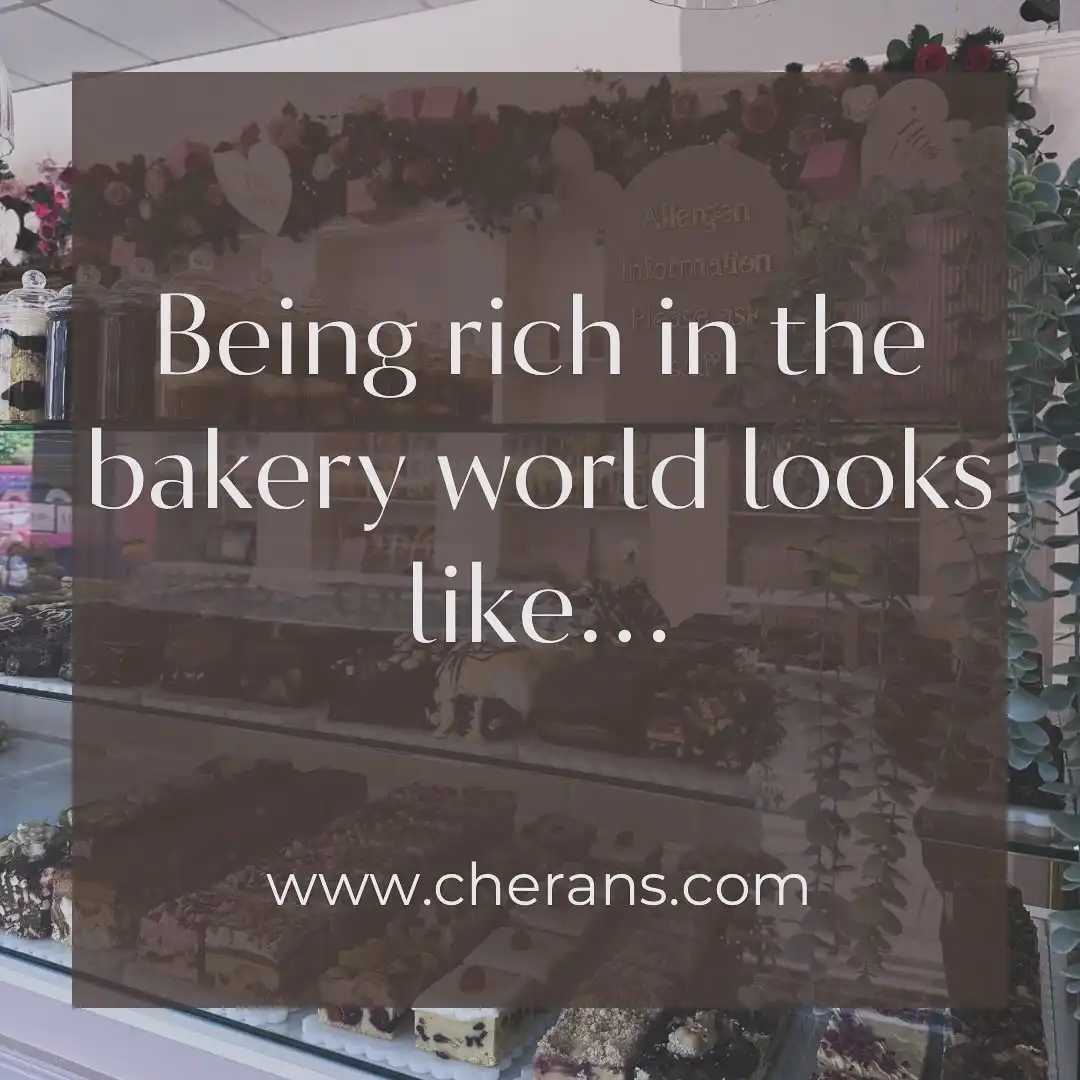 BEING RICH ✨
I think every baker can relate right now 🙈
It’s been a hot topic that chocolate prices are absolutely CRAZY right now. It doesn’t look like that’s going to change for a while either.
But thank you to everyone that supports all your local bakery businesses - we all need you more than ever 🥰
If you’re a baker right now … these THREE things are crucial…
✨Butter
✨Chocolate
✨LOYAL CUSTOMERS (this is the most important)
Then you’re going to be okay 🥰