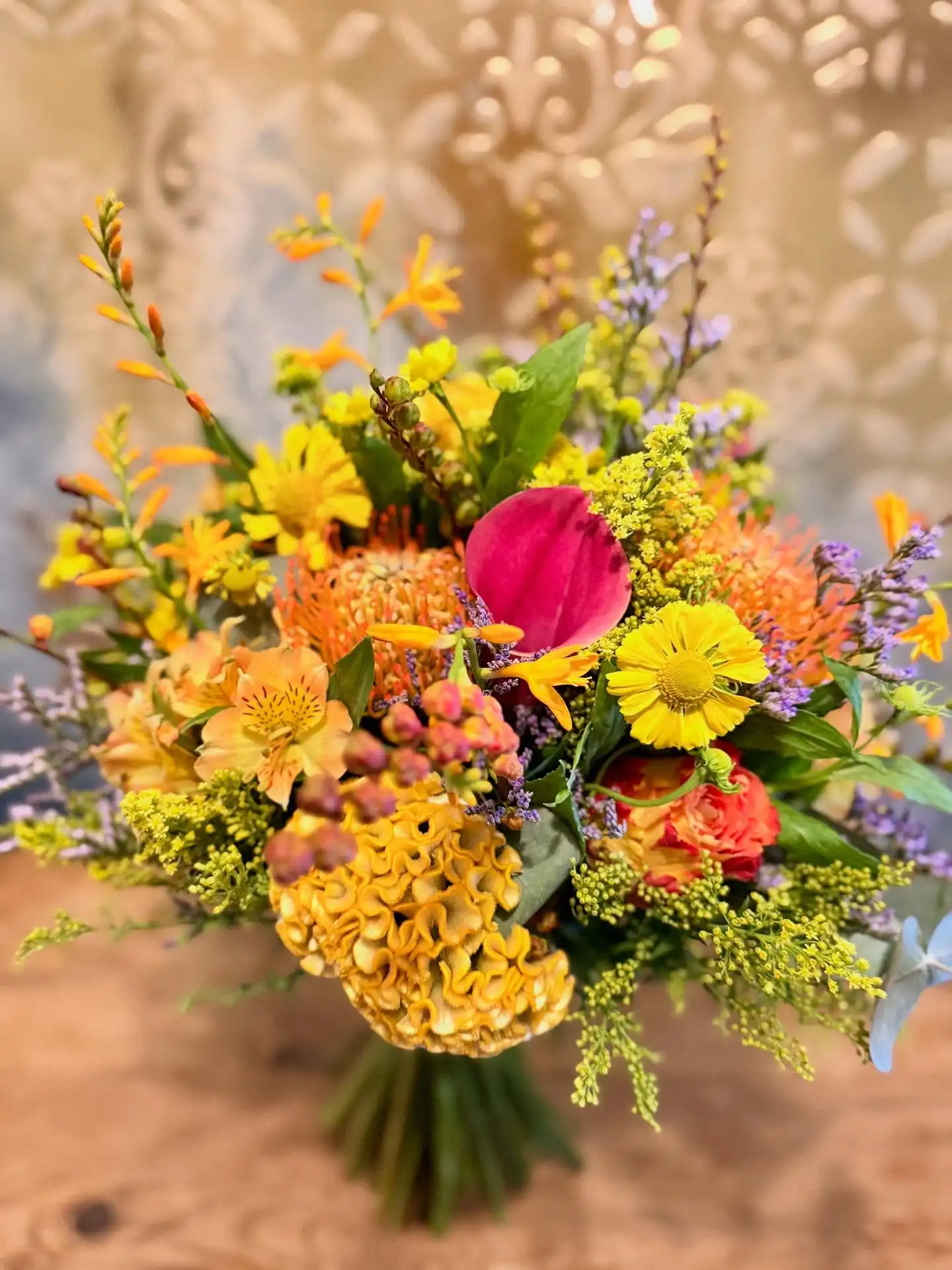 Beautiful autumnal colours in this wedding bouquet for yesterday’s wedding 🍂🍂

Blooming Amazing Flower Company
Gold Award Winner - Flower Shop of The Year

38 Ranelagh Village
Dublin 6 
D06 E4H3
Ireland
Tel : + 353-1-491 0233

Web : www.bloomingamazing.ie
Email : info@bloomingamazing.ie
.
.
.
#autumn #wedding #bloomsoftheday #smallbusiness #floristsofinstagram #floraldesigns