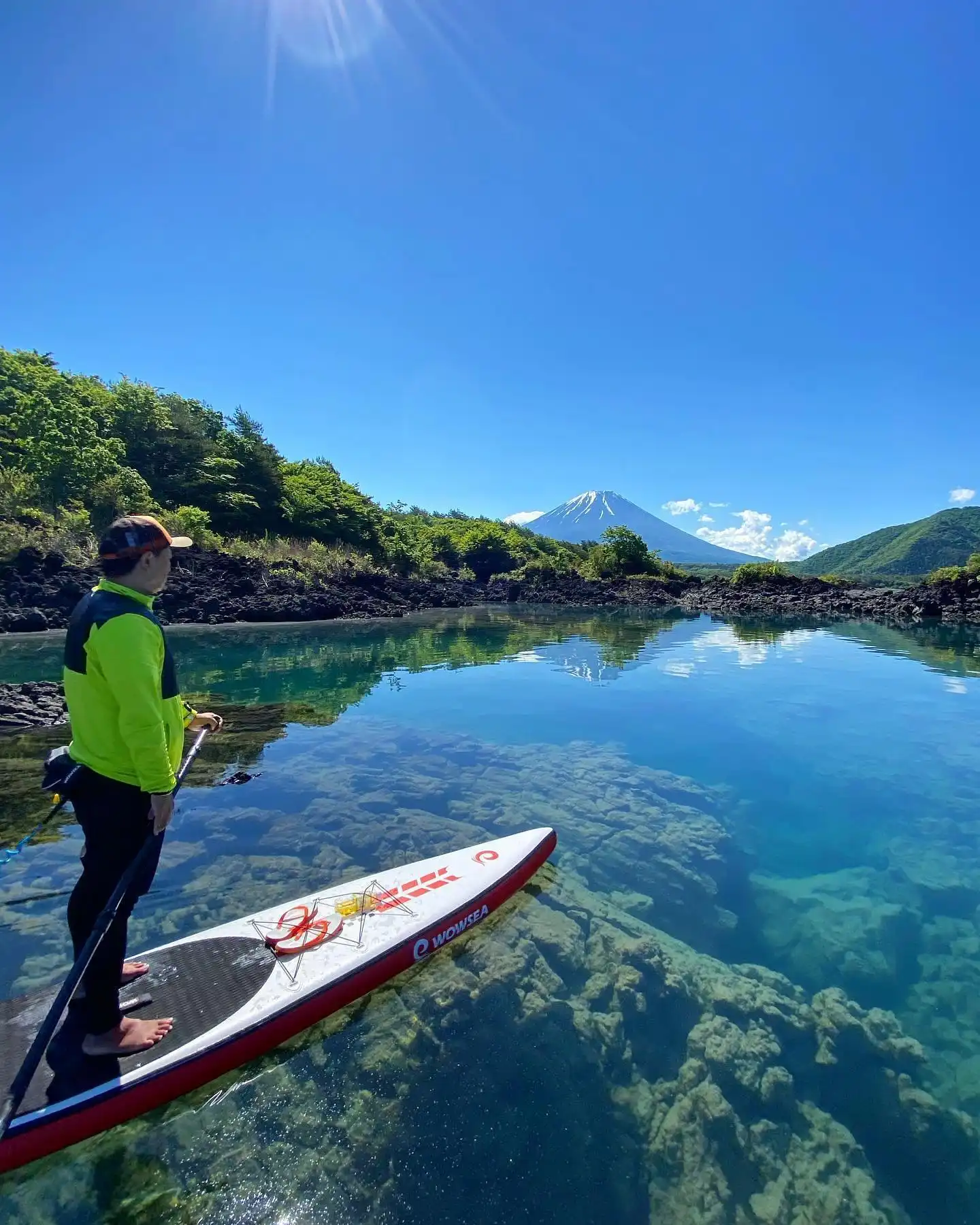 すぐに使えるセットWOWSEA SUPボード カーボンパドル付き