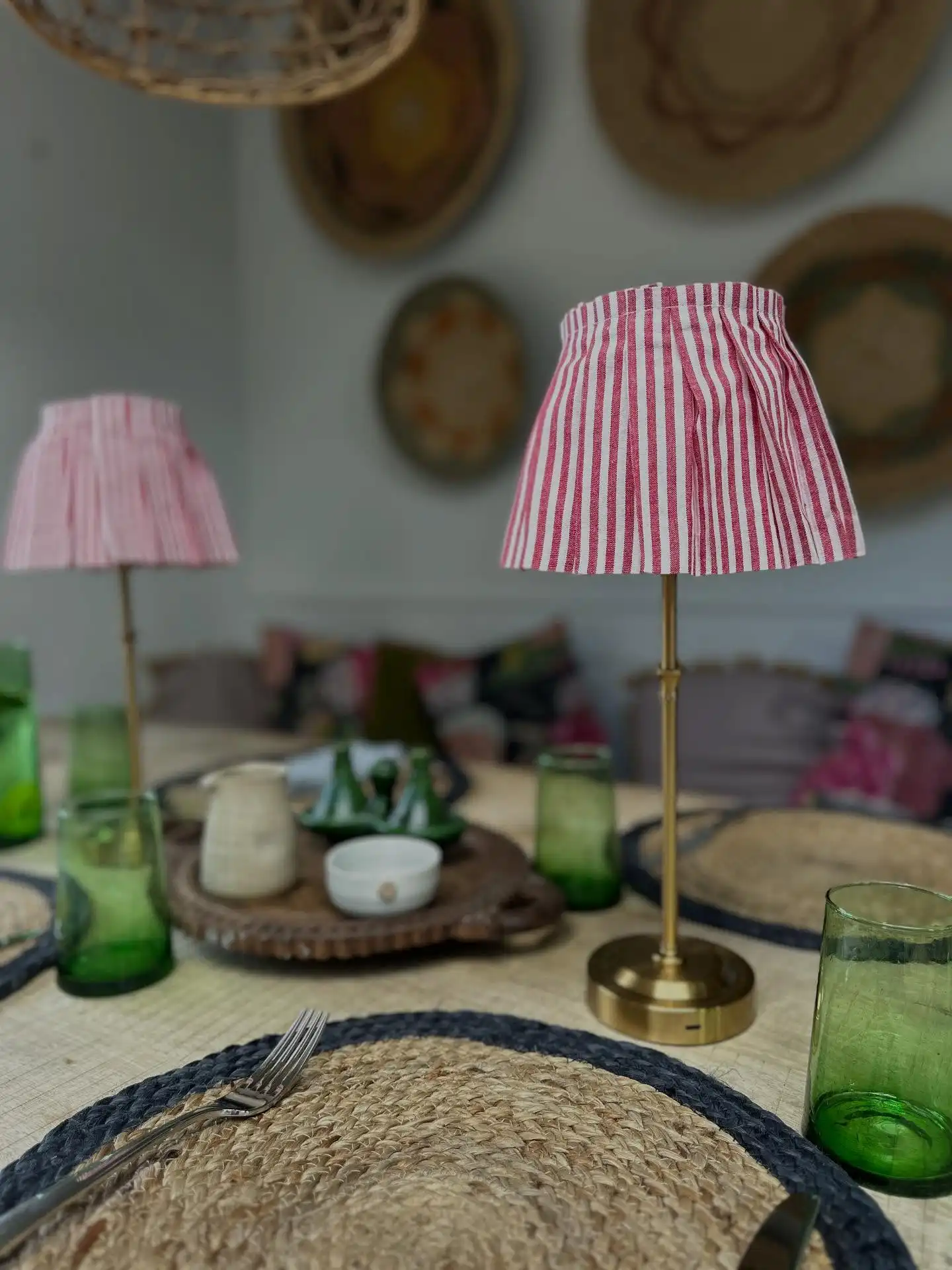 LED Rechargeable Lamps are now in stock. We are so fortunate to have the very first drop of these wonderful lamps from our friends at @abahna.uk.
They really are of incredible quality, they come complete with a warm white bulb, they have 3 warm white colour temperatures and last ages during each charge. The cream, pleated lamp comes as standard, you can then choose a shade skirt to compliment your decor. If you already have lamps that are similar, you can just buy the skirts too, they are all in stock and online right now.
We are obsessed! ♥️