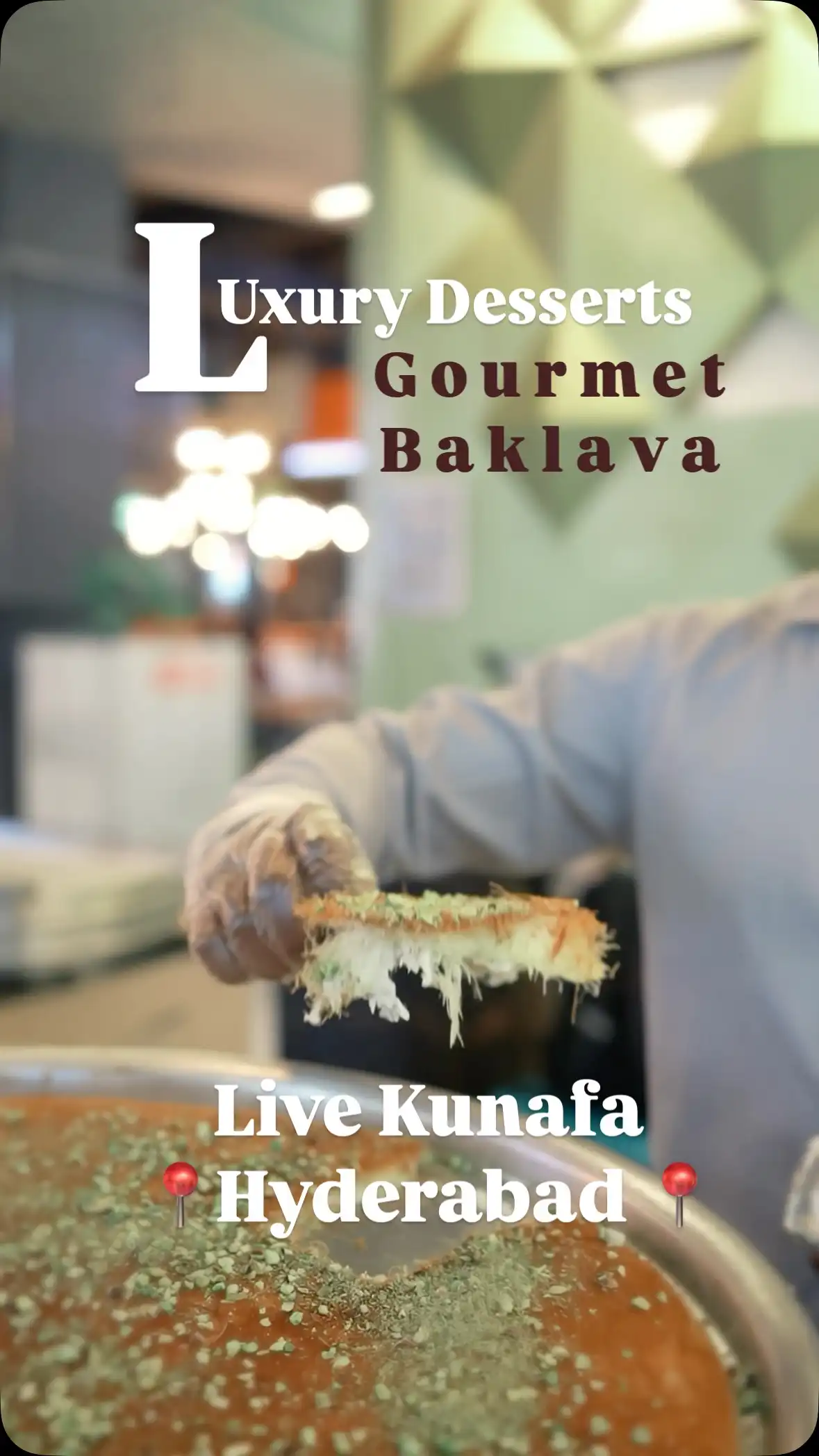 Swoop into Luxury Dessert maker - @gourmetbaklava at @sarathcitycapitalmall Lower Ground & 4th Floor Food court for your sweet fix! 

Slide over, pick your favorite slice, and treat yourself to pure crunchy magic!

Call us at +91 7989130105 to treat yourself to crunchy joy!

Searching for #BestBaklavaInIndia or delightful #MediterraneanSweets? Your quest ends here!

Order from website www.gourmetbaklava.in 
Across India delivery 
Sattvik Certified
FSSC 22000 Certified 

+91 8121028032 - Order Via Whatsapp

Order now on Swiggy and Zomato (Hyderabad)! 

You can also find us at:
✈️ RGIA (Hyderabad Airport)
✈️ Mumbai Airport

Don’t miss out on our latest delights, #Follow @gourmetbaklava
.
.
.
.
.
.
.
.
.
#gourmetbaklava #sarathcitycapitalmall #luxurysweets #kunafa #baklava #desserts #giftbox #hyderabad #explore #instagram #gourmet #dessert #rakshabandhanspecial 

(Baklava, handmade sweets, Mediterranean sweets, Mediterranean desserts, middles eastern treat, best baklava in India, Sarath city capital mall, Kunafa sweets, veg sweets, handcrafted, chocolate dessert, tiramisu, Hyderabad eats, premium sweets, gifting, Raksha Bandhan gifts, gift ideas)