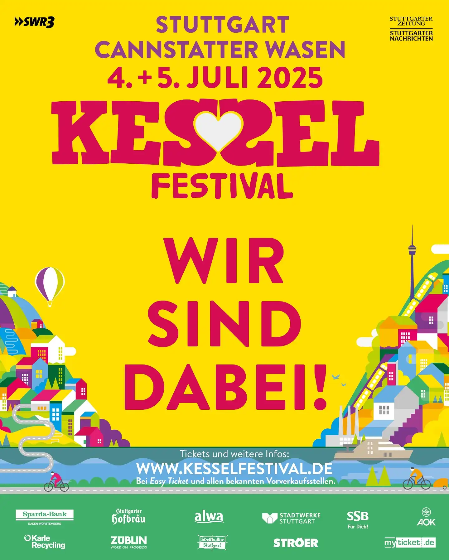 Kesselfestival
Wir haben Heimspiel in Stuttgart. 💚🦙
Das Festivalgelände ist heute (Freitag) und morgen (Samstag) von 11:00 – 23:00 Uhr geöffnet.
Location: Cannstatter Wasen, Stuttgart
Wir freuen uns, dich an unserem Messestand B77 auf dem Übermorgen Markt zu begrüßen!