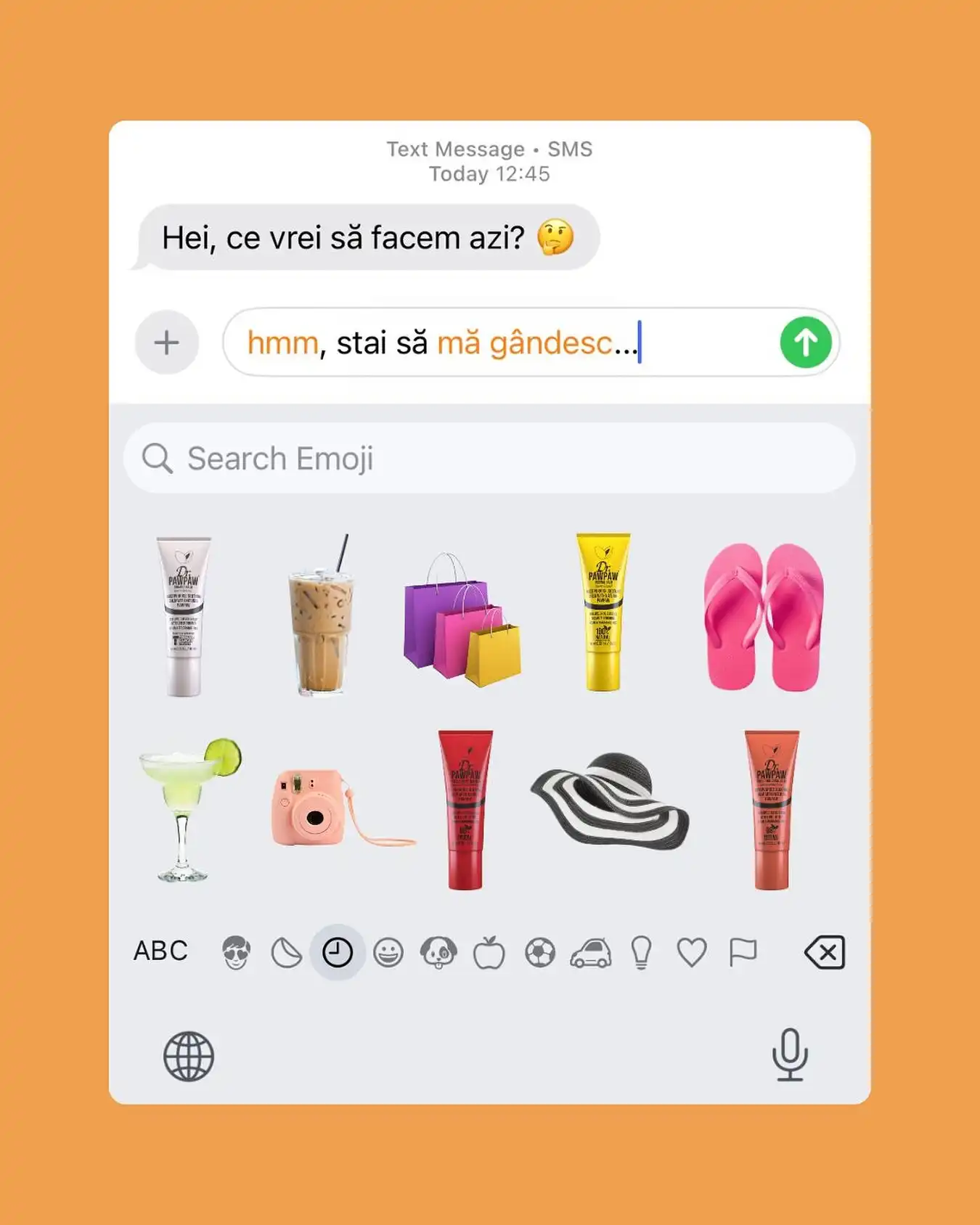 Noul emoji preferat: balsamul multifuncțional @dr.pawpaw 

Care e vibe-ul tău azi? 🤍💛❤️🧡

#Tuju #BeautyThatCares #drpawpaw #balsam #skincare #textmessages