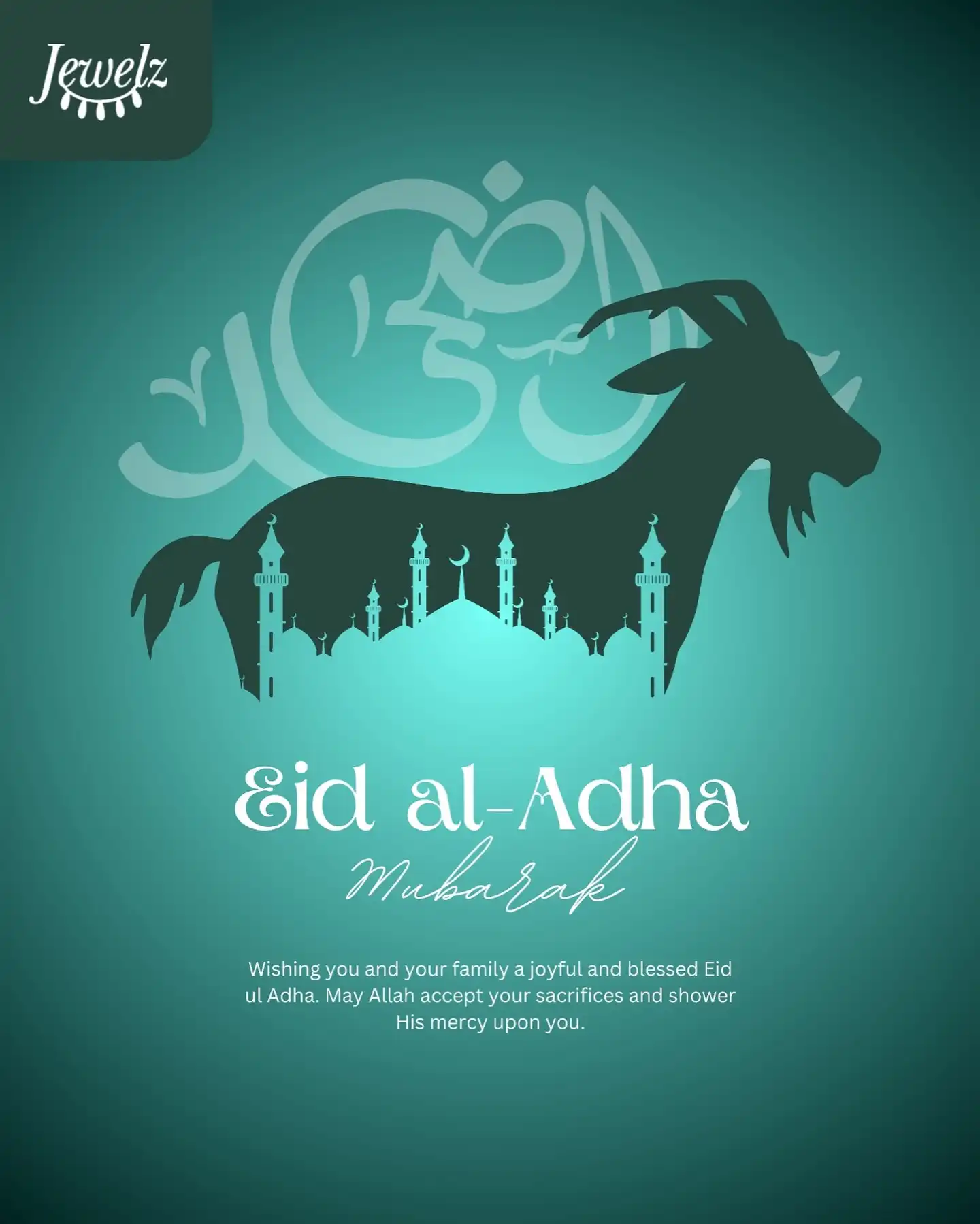 ✨ Eid al-Adha Mubarak!
May this blessed day bring peace, joy, and countless blessings to you and your loved ones. 🕌🐐
Let’s honor the spirit of sacrifice and gratitude.
#EidMubarak #EidAlAdha #FestivalOfSacrifice #Blessings #JewelzCelebrates