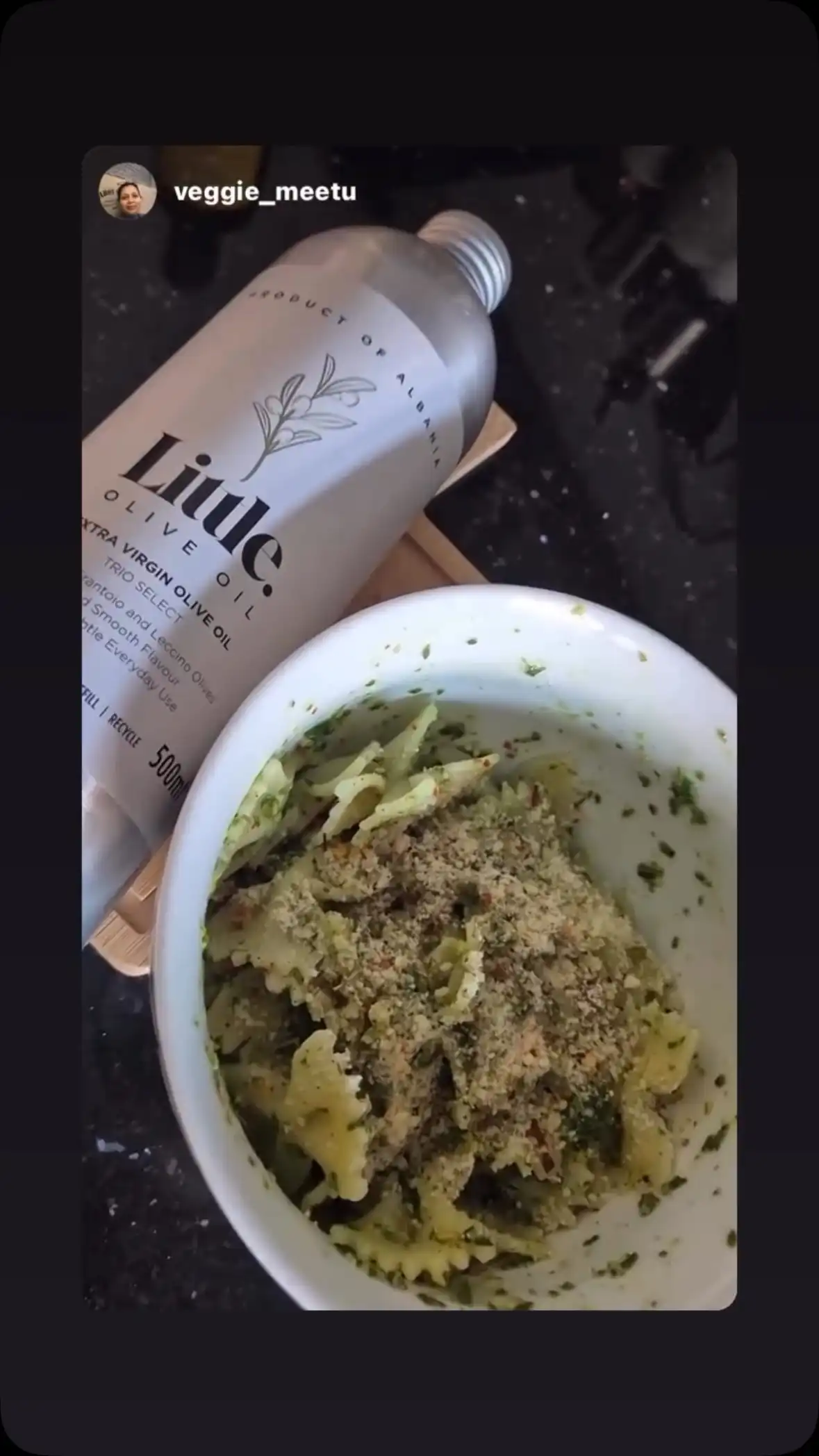 Thanks @veggie_meetu looks so delicious, thanks for supporting #littleoliveoil and loving our #evoo #gifted