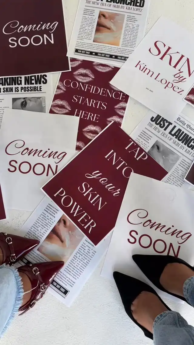 Change is coming.
Skin by Kim Lopez is stepping into a new era tomorrow ✨