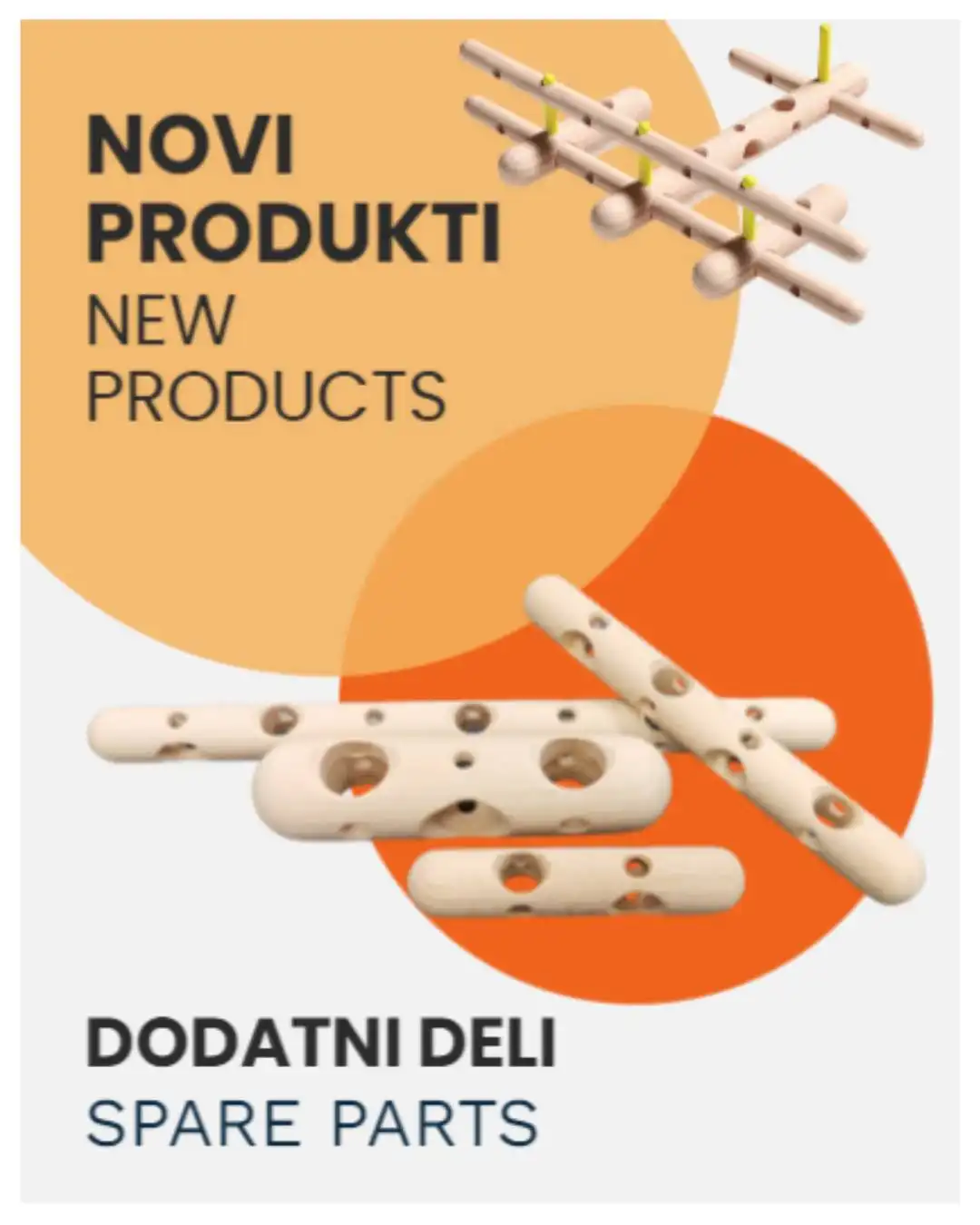 🇸🇮 - Na spletno stran so bili dodani novi produkti - Konstrukta rezervni deli 😀
Do konca tega tedna aktivna tudi akcija EXTRA 💥
_________________________________________________
🇬🇧 - New products have been added to our website - Konstrukta spare parts 😀
Until the end of this week, the EXTRA special offer is also active 💥
#konstrukta #ecofriendly #montessori #woodentoy #creativeplay #nikokralj #madeinslovenia