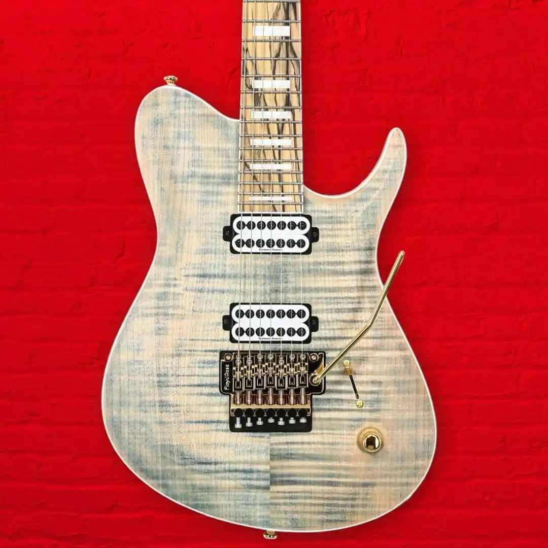 Have a great Wednesday and check out this custom Seraph guitar with gold Floyd 1500 series tremolo! Thanks for the tag @balaguerguitars 
•
💥 Select Custom Seraph Spotlight 💥
We just finished this jaw-dropping Select Custom Seraph 7-string for our longtime friend and Balaguer Artist Ed Garcia, and it’s an absolute stunner. Not only is Ed crushing it with this new build, but he also just dropped his brand new solo single “Stronger Than Before” out now on all platforms! 🎶

This Seraph is spec’d to shred, with a bold look and tone to match Ed’s dynamic playing style. From the deep Denim Blue finish to the hard-hitting Seymour Duncan Invaders, every detail was chosen for peak performance.

Specs:
	•	Flame Maple Top (Denim Blue)
	•	5-piece Wenge/Maple Neck
	•	Pale Moon Ebony Fingerboard
	•	Floyd Rose 1500 Series Tremolo
	•	Seymour Duncan Invader pickups

Design your own signature build now with 100’s of options at your fingertips. Link in bio.

#balaguerguitars #selectcustomseries #seraph #balaguerseraph #edgarcia #strongerthanbefore #7stringguitar #denimblue #palemoonebony #seymourduncaninvader #floydrose1500 #customguitar #guitarsofinstagram #guitarsdaily #luthierbuilt #guitarcommunity #shredguitar
