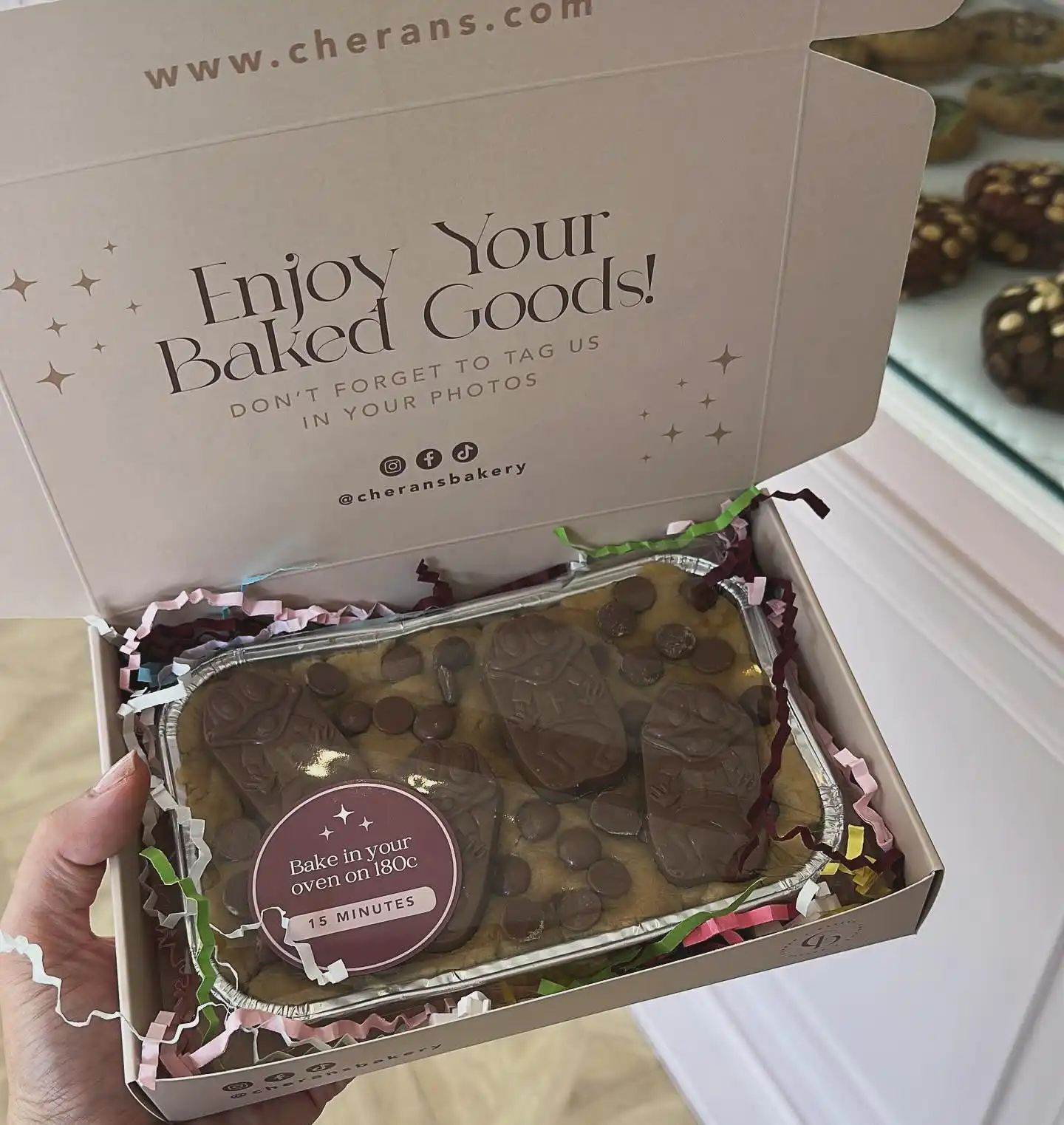 NEW FRIDAY TREATS 🫶🏼👀✨
FRIDAY DESERVES A NAUGHTY TREAT - so here you go…
BAKE AT HOME COOKIE DOUGH TRAYS ready to go 😍😍😍
Each Friday we will stock them on the counter and on Uber so you can take our incredible cookie dough home and bake it yourself for the perfect gooey pudding! 😏
If you fancy some actual cookies instead, then simply leave the dough to come to room temperature, remove the dough from the tray and roll into balls. Fridge til hard then you’re ready to bake amazing cookies at home.
The question is… can you resist eating one whilst hot? 🔥
🩷🩷🩷LIMITED AVAILABILITY🩷🩷🩷
Available IN STORE & on UBER EATS TODAY! 🚗
Check out Uber for today’s offer 😉💚