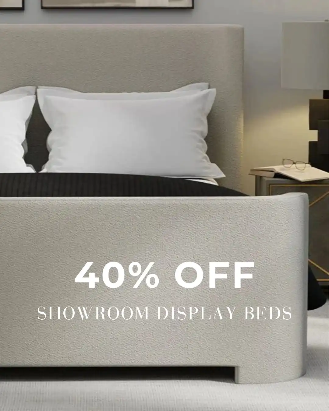 Limited-Time Showroom Event

From August 26–29 only, we’re offering an exclusive opportunity to take home exceptional craftsmanship at a remarkable value:

• 40% off two select upholstered bed floor models
– Tilburg in King
– Vreeland in Queen

Plus...20% off our display mattress with purchase of an upholstered bed. 

These pieces are available in-showroom and only while supplies last—so don't wait!

Visit Toile Showroom to experience the quality, comfort, and design details in person, and make one of these rare finds yours.

#ToileShowroom #MontrealDesign #UpholsteredBeds #MadeInCanada #LuxuryBedroom #InteriorDesignMontreal #MontrealSale