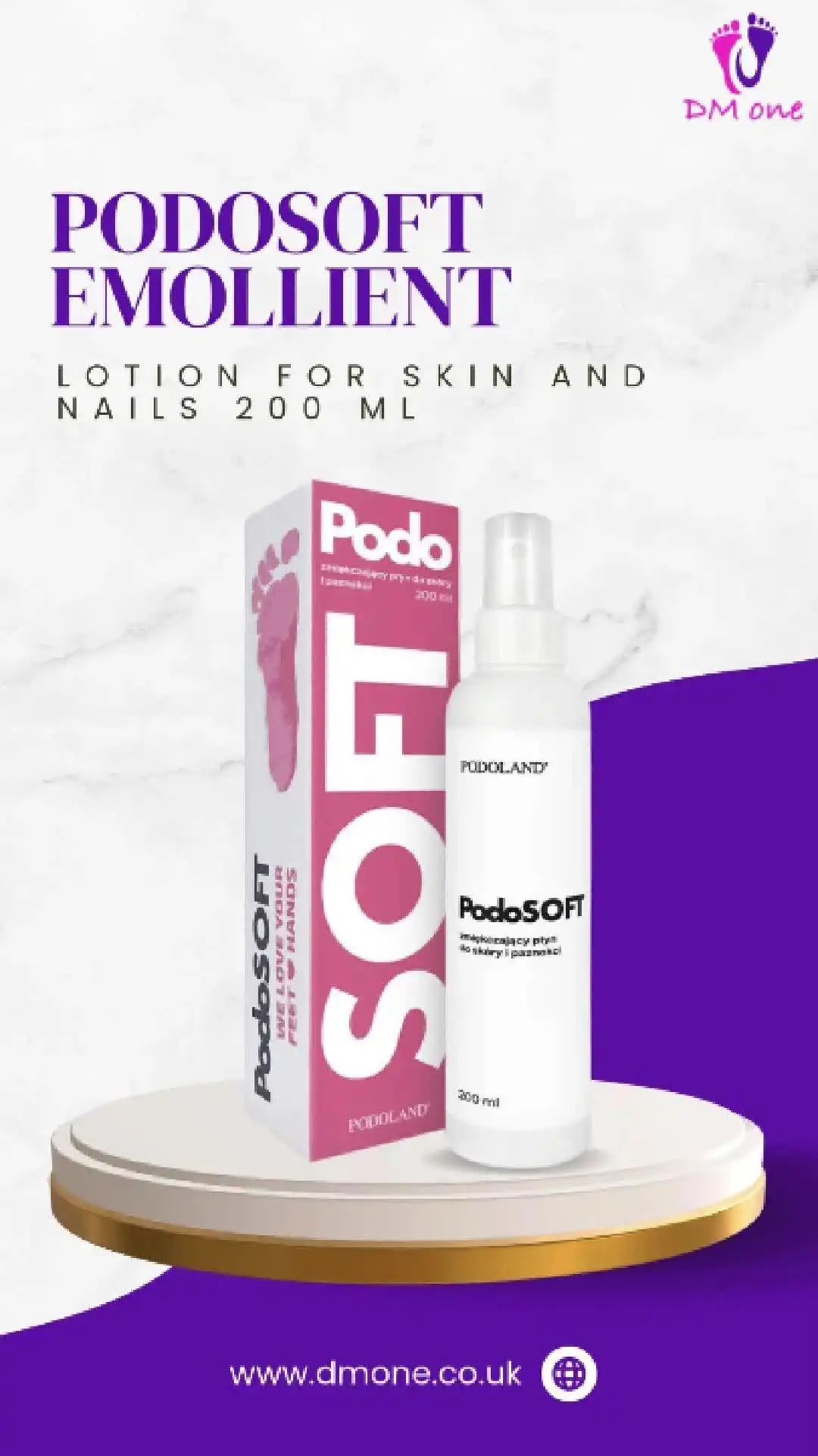 🌿✨ Healthy skin and nails start with the right care! Introducing PodoSoft Emollient Lotion – the essential first step to smoother, nourished skin and stronger nails. 💅💧

Packed with premium ingredients, it's designed to prep your skin for success. Get yours now and feel the difference! 🌸👐

👉 Shop here: www.dmone.co.uk

#PodoSoftCare #HealthySkinJourney #NailCareEssentials #SmoothSkinVibes #EmollientLotion #SelfCareRoutine #NailCareTips #SkincareGoals #GlowFromWithin #SkinAndNailCare #FeelConfident #BeautyEssentials #PremiumIngredients #DMoneUK #LotionLovers