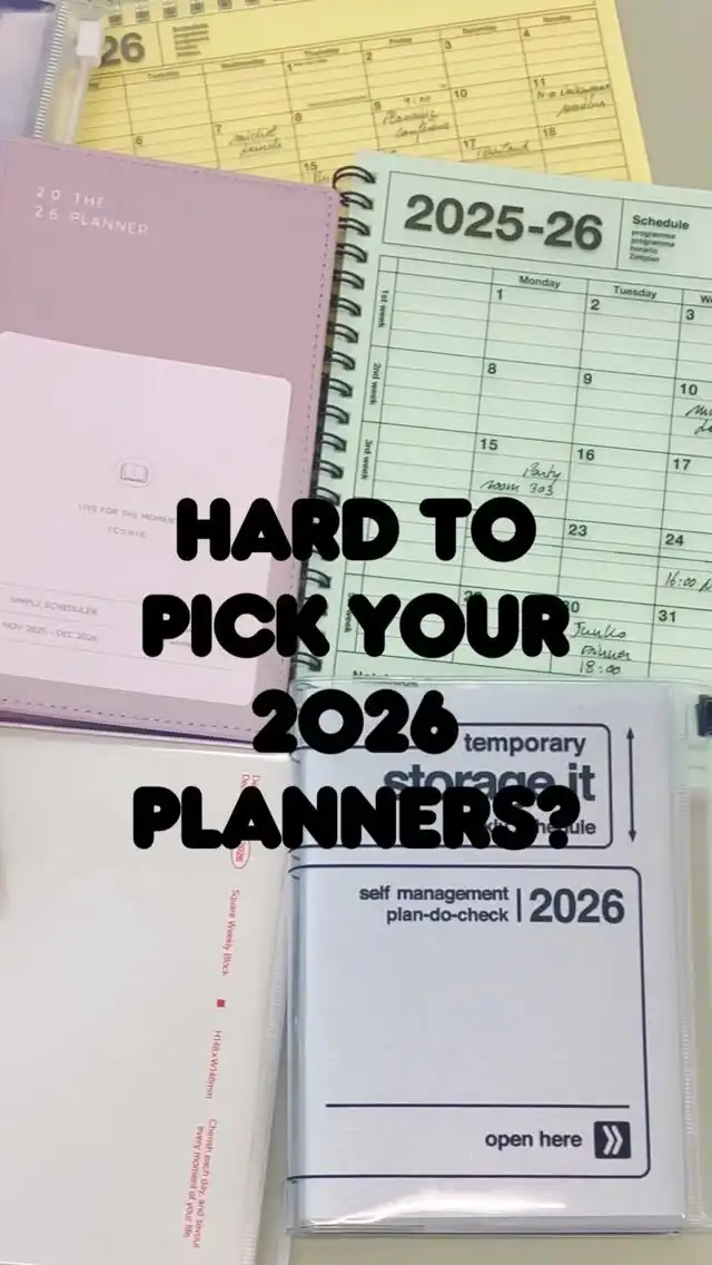✨ Can’t decide which 2026 planner is right for you?
Take our fun 2026 Planner Quiz and meet your perfect match ✨
👉 Link in bio to start your quiz
🖊 Discover your perfect Mark’s or Iconic planner
#shokakko_au #2026 #2026planner #planner #quiz #cuteplanner #stationery #stationeryshop #stationeryaddict