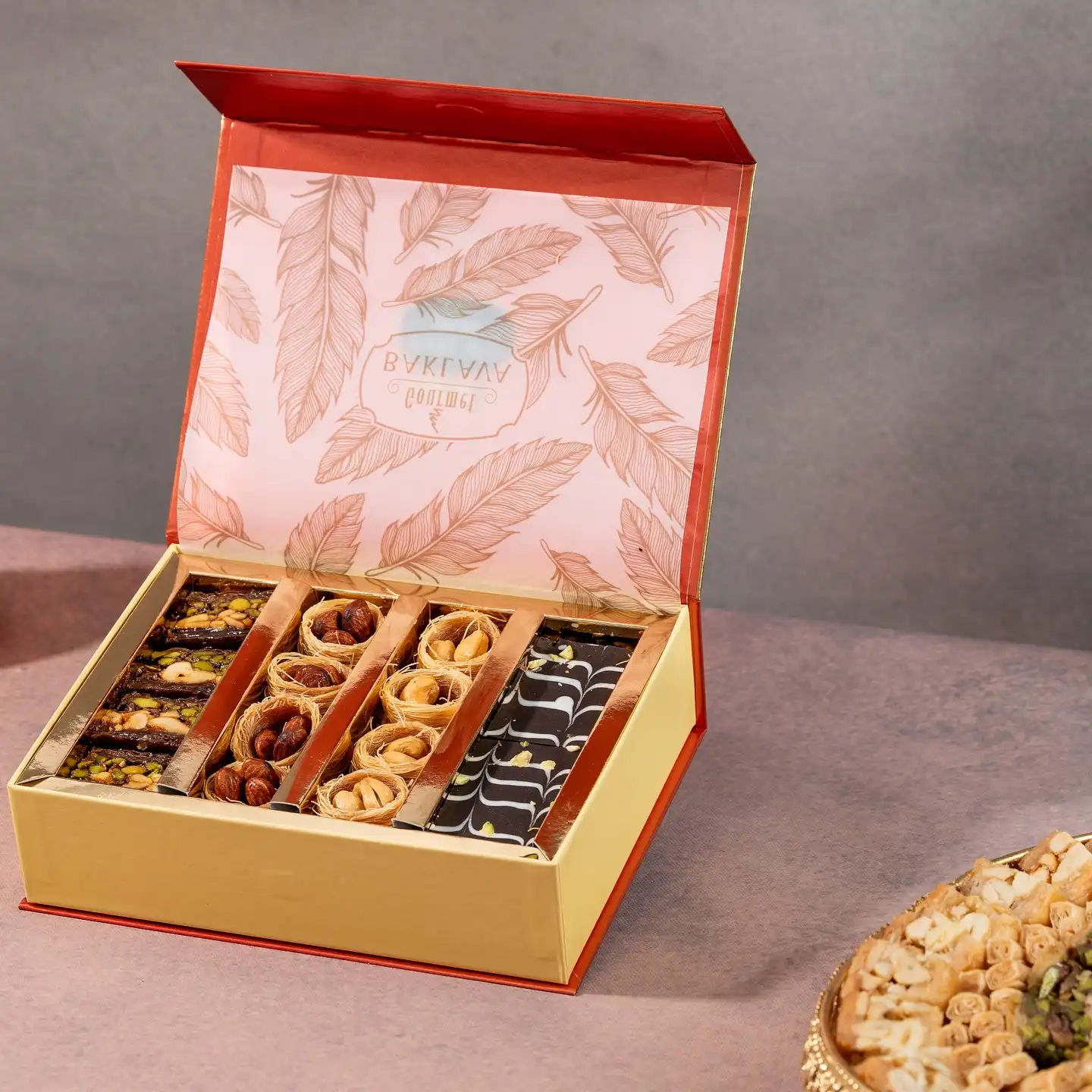 One Bite is Never Enough. 🤤
 Witness the crunch! ✨ Layers of perfection, loaded with pistachios and almonds, and drenched in just the right amount of sweetness. This is gourmet baklava that’ll make you go WOW. From elegant rolls to rich chocolate bars, there’s a piece of heaven for everyone.

Which piece are you grabbing first? Tell us below! 👇
.
.
.
.
.
.
.
Searching for #BestBaklavaInIndia or delightful #MediterraneanSweets? Your quest ends here!

Order from website www.gourmetbaklava.in 
Across India delivery 
Sattvik Certified
FSSC 22000 Certified

+91 8121028032 - Order Via Whatsapp

Order now on Swiggy and Zomato (Hyderabad)! 

You can also find us at:
✈️ RGIA (Hyderabad Airport)
✈️ Mumbai Airport
🛍️ Sarath City Capital Mall, Hyderabad

Don’t miss out on our latest delights, #Follow @gourmetbaklava 

[Crispy Baklava, Nutty Dessert, Authentic Baklava, Food photo, Dessert ASMR, Sweet Cravings, Mediterranean sweets, desserts, sweet tooth]
#Baklava #Crispy #Nutty #SweetCravings #DessertLover #FoodPhotography #MiddleEasternDessert #FoodReels #TreatYourself #Gourmet #gourmetbaklava #rakhi #rakshabandhan❤️