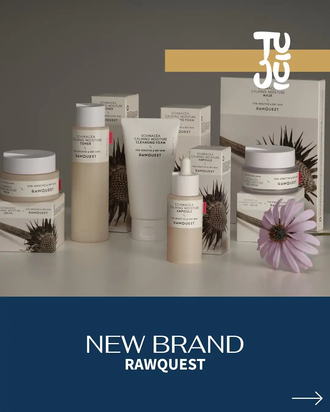 🤍 Welcome RawQuest!
Skincare coreean de nouă generație, inspirat din puterea pură a naturii și susținut de știință.
✨ Ingredientele-vedetă:
• Armurariu – antioxidant puternic, protejează pielea și îi redă luminozitatea naturală. Îl găsești în: mască de față, ser & esență iluminatoare, spumă de curățare.
• Echinacea – cunoscută pentru proprietățile sale calmante și reparatoare. Este ingredientul-cheie în: mască de față, cremă reparatoare, cremă calmantă, ser calmant & hidratant, toner calmant, spumă de curățare.
💧 Toate formulele sunt potențate de un patent unic - Hydracell-QS, un complex de acid hialuronic cu greutate moleculara foarte mica, ce patrunde adanc in piele pentru hidratare intensă și de lungă durată.
📍 Disponibile acum pe tuju.ro
#Tuju #BeautyThatCares #KoreeanBeauty #rawquest #skincare #kbeauty #koreean