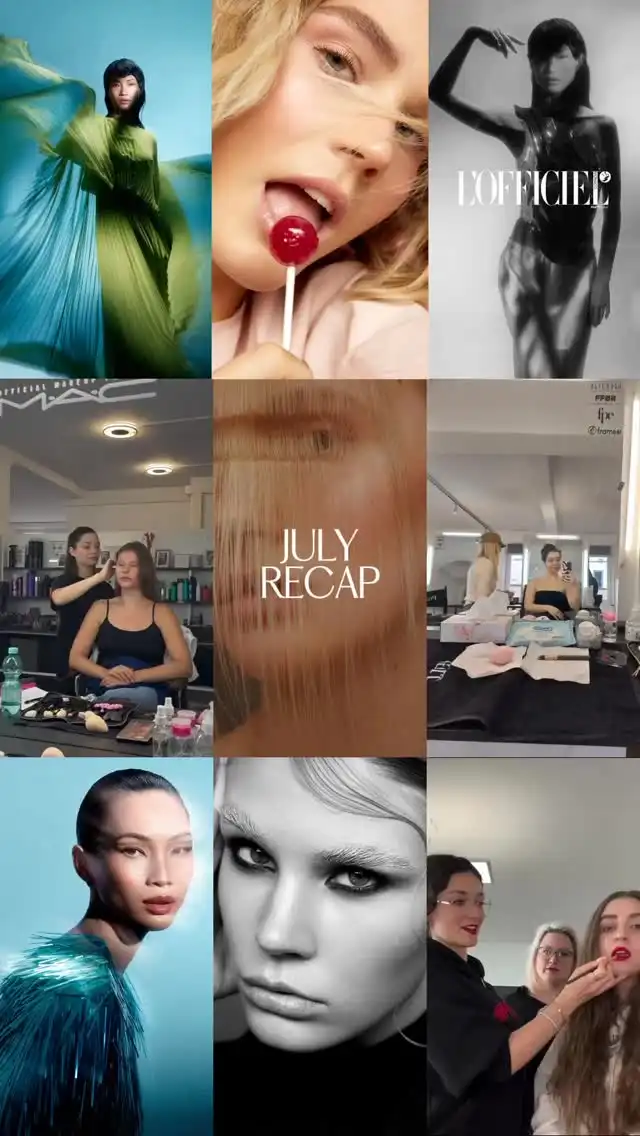JULY RECAP
#proacademy #makeupartist #hairstylist #makeup #makeuplover #makeupartistworldwide #hairstyle #glow #maccosmetics #pippamint