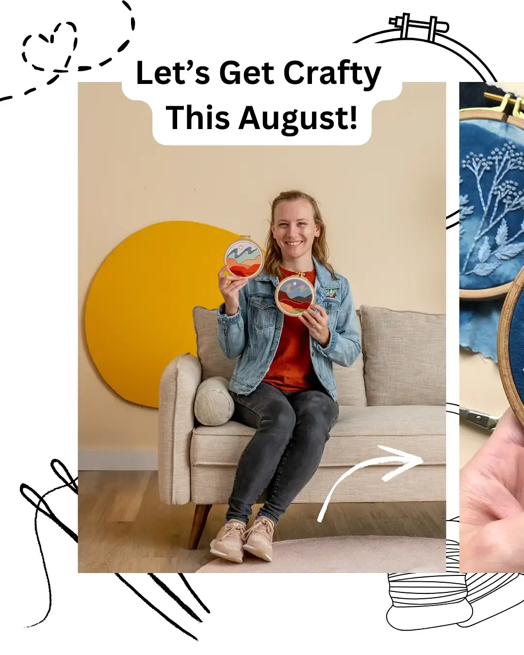 August Workshops & Events
It’s almost August and that means I get to tell you about all of the exciting opportunities to get crafty with me. From hands-on craft classes to craft fairs, you’re sure to find the right kind of stitching, dyeing, and crafts for you.
August 9-10: @flockfiberfestival
August 14: Cyanotype Botanical Embroidery at @monstermonstershop
August 16: Floral Needle Lace with Pacific Northwest Needle Arts Guild
August 16: Indigo Pattern Dyeing with Pacific Northwest Needle Arts Guild
August 16: Youth Floral Embroidery at @PaperLuxeShop
August 17: Ice Dyeing at @picketfenceartstudio
August 22: Veggies Tote Embroidery @alittleknitty
August 23: Indigo Pattern Dyeing at @themakeapothecary
#embroidery #craftclasses #summercrafts #indigodye #icedye #mcreativej #trynewthings