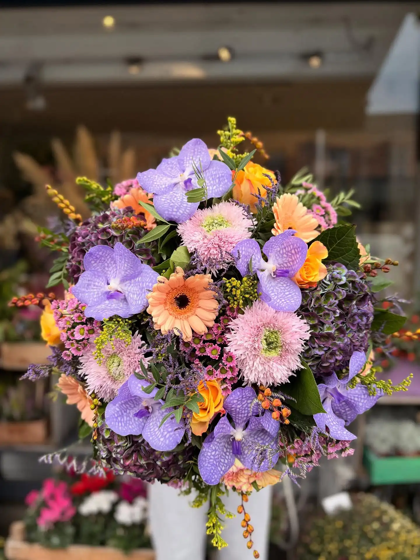 Soft lilac Vanda orchids adding a bit of glamour to this already beautiful flower bouquet🍂Autumn comes in many colours 🍁🍁

Blooming Amazing Flower Company
Gold Award Winner - Flower Shop of The Year

38 Ranelagh Village
Dublin 6 
D06 E4H3
Ireland
Tel : + 353-1-491 0233

Web : www.bloomingamazing.ie
Email : info@bloomingamazing.ie
.
.
.
#bloomsoftheday #smallbusiness #floristsofinstagram #floraldesigns #vandaorchid