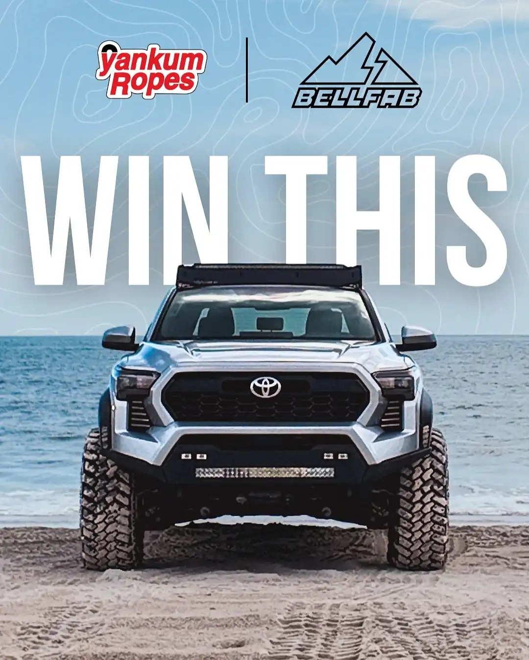 @yankum_ropes Is giving away a Tacoma and we’re helping them do it! 

It’s a ‘24 Toyota Tacoma TRD Sport and it’s stacked with parts from a ton of great companies including one of our Jerry Can Mounts. 

If you want to win here’s the deal: Every $1 spent on yankum.com is an entry to win. 

Certain products will multiply the amount of entries you get so you’ll have to go look for those but you could win this Tacoma just by buying a Hat or T-shirt! 

Also- While you’re at yankum.com, subscribe to their Email list and get 100 free entries. 

That’s it! 

The link to the giveaway is in our bio, Go check it out. 🤘🏻

#bellfab #yankumropes #tacoma #toyotatacoma #giveaway #offroad #offroadrecovery