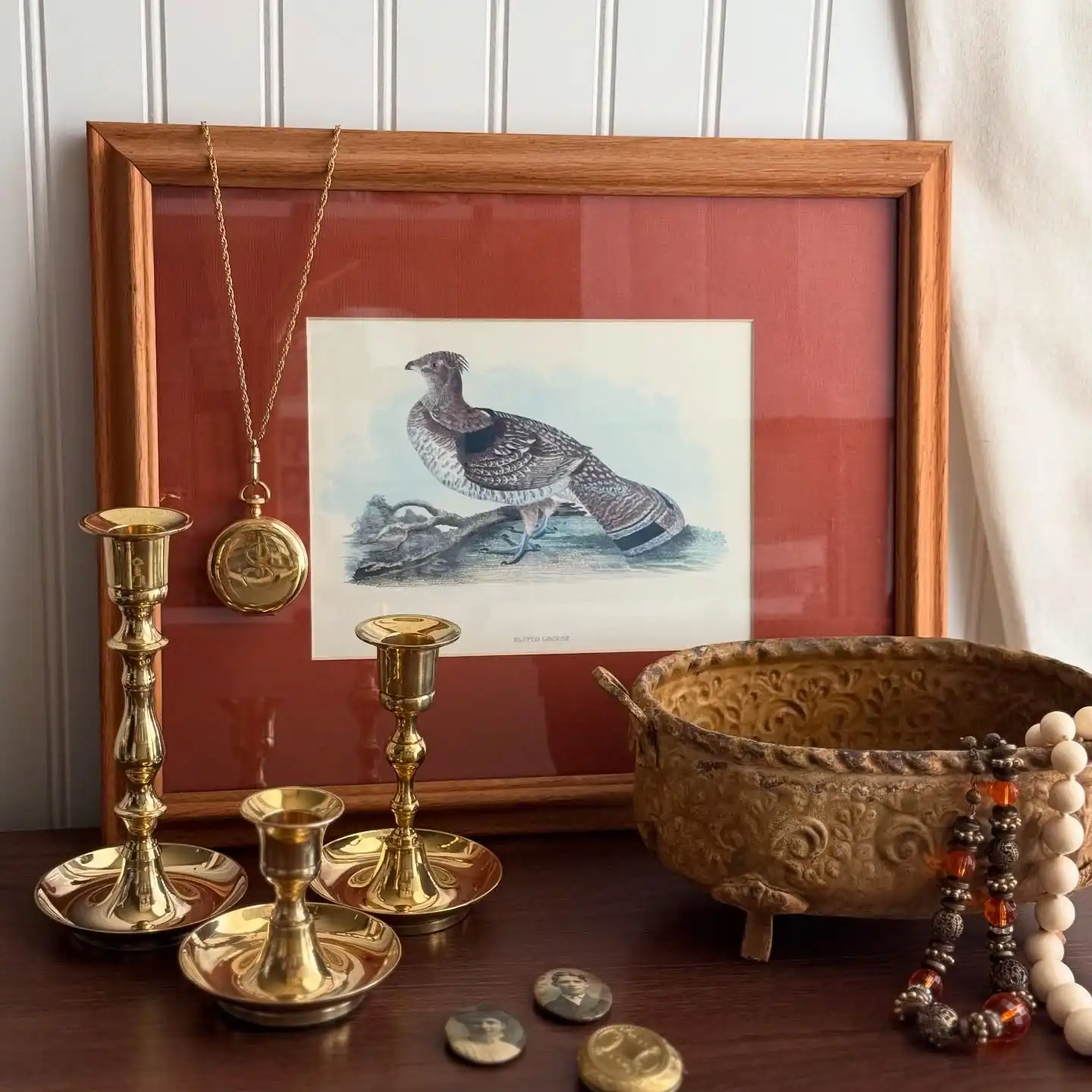 Whispers of Time 🧳🕰️🕯️

A curated collection where warm brass candlesticks, antique portrait pins, and vintage Jewelry invite the nostalgia of parlors past. Perfect for the collector, the curator, or the keeper of memories. 

Available tomorrow 7am CST on ThriftAntiques.com !! 

.
.
.
#vintagehomeaesthetic#vintageantiquethrifting#vintageonlineshop#thriftingvintagedecor#vintagethridtedandstyledhomedecor#vintagethrifthaul#vintagescrapbooking#vintagejunkjournal#vintageingeriordesigndecor#thriftedhome#thriftedfinds#thriftedvintage#vintagedecor#thrifthaul#goodwillfinds#vintageantiquesmallbusiness#vintagefashion#thriftingtips#VintageStyle#ThriftedFinds#ShopSmall#SupportSmallBusiness#ShopVintage#VintageSeller#OnlineVintageShop#SmallBizLove#VintageCommunity