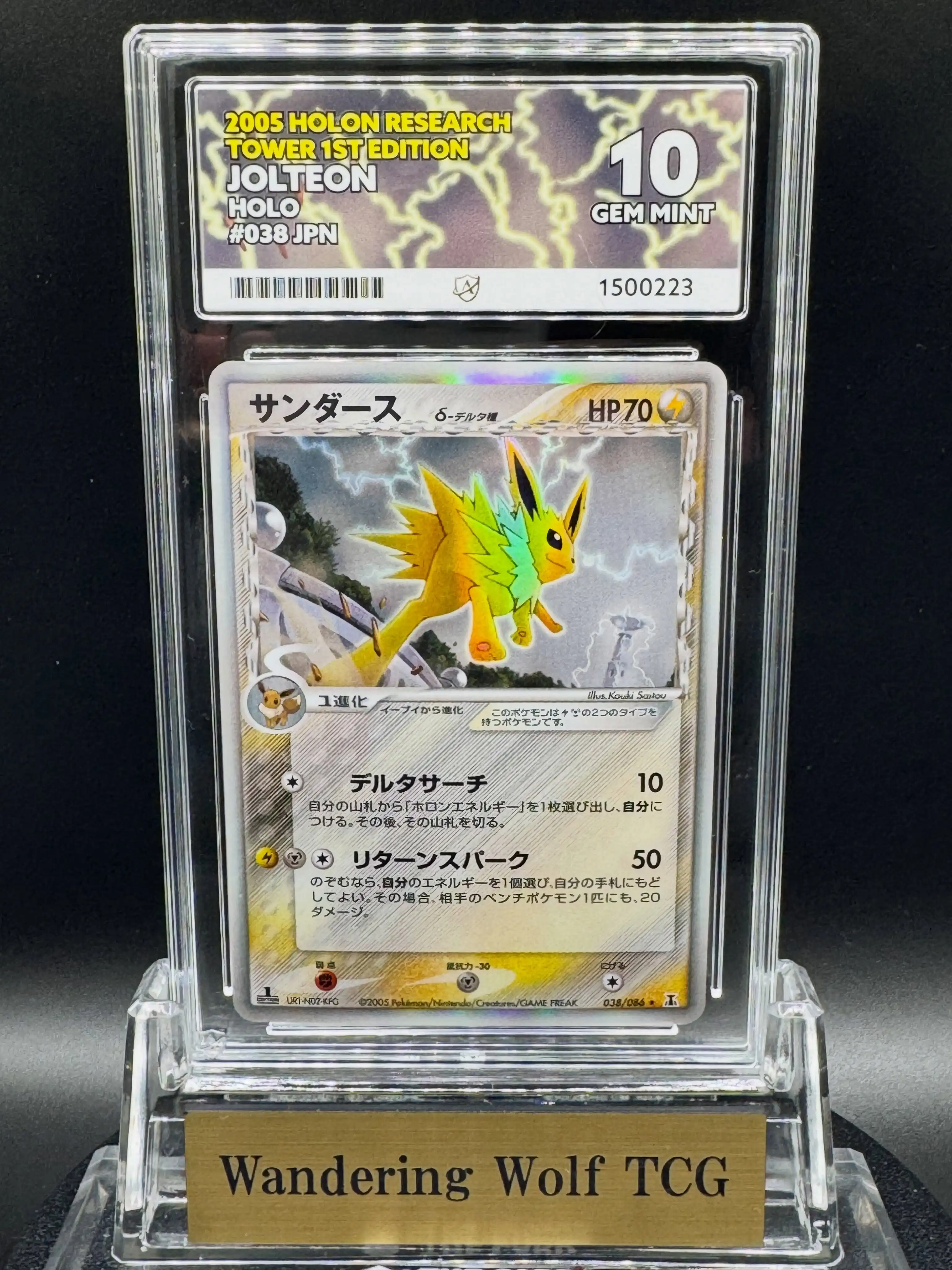 ACE 10 2005 Pokemon Japanese Pokepark's Torchic Holo Pokepark 002