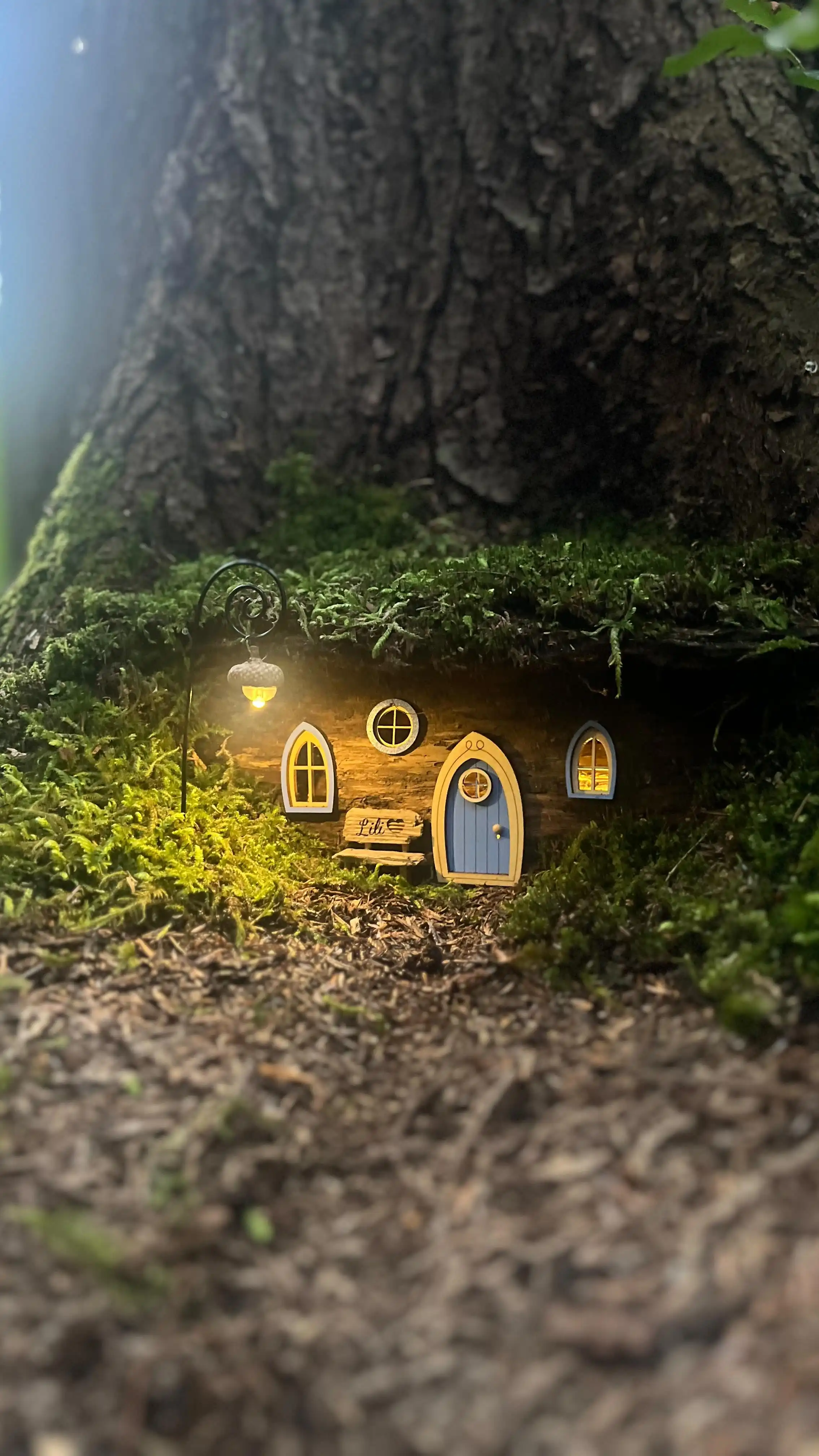Another integrated fairyland piece ✨😊
This time I started with a fallen piece of bark, laser-cut tiny holes, and added my small windows and doors. I fixed everything onto a tree trunk using homemade mud and finished with a soft layer of moss for that lived-in forest look.

🌿 Want to create your own?
You can find the small windows and doors at marysfairyland.com 💫

#fairyland #fairyhouse #fairygarden #miniatures #fairydecor #handmade #diyfairyhouse #woodcraft #magicalgarden #whimsicaldecor #maryinthefairyland #fairydoors #fairywindows #laserart #naturecraft #mossmagic #enchantedgarden #barkart #marysfairyland