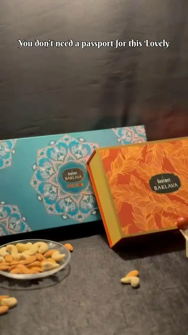 Beyond Sweet: Experience Baklava as It Was Meant to Be.

A truly gourmet experience that celebrates authenticity and unparalleled quality. Each bite is a harmonious blend of crispiness, nutty goodness, and just the right amount of sweetness. This is how baklava was always intended to be.

Searching for #BestBaklavaInIndia or delightful #MediterraneanSweets? Your quest ends here!

Order from website www.gourmetbaklava.in 
Across India delivery 
Sattvik Certified

+91 8121028032 - Order Via Whatsapp

Order now on Swiggy and Zomato (Hyderabad)! 

You can also find us at:
✈️ RGIA (Hyderabad Airport)
✈️ Mumbai Airport
🛍️ Sarath City Capital Mall, Hyderabad

Don’t miss out on our latest delights, #Follow @gourmetbaklava 

[baklava, gourmet baklava, desserts, authentic eats, Hyderabad, pan India delivery, 100% Veg, pure veg sweets, handmade sweets, fyp, aesthetic, Mediterranean baklava, handmade sweets, handcrafted baklava, premium sweets, luxury sweets]
#gourmetbaklava #baklava #hyderabad #india #desserts #giftbox #dryfruitsandnuts #rakhi #rakhiforbrother #sweets #sweettreat #premium #luxury #rakhshabandhan #explore