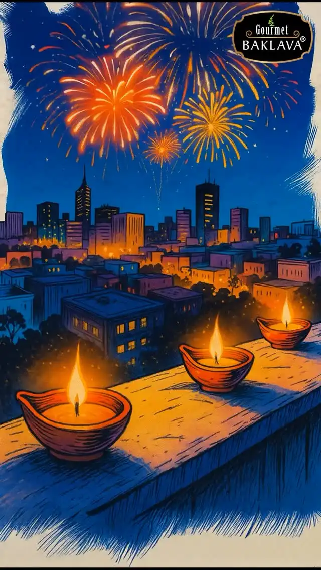 From our family to yours, here’s to celebrating light, love, and the sweet moments that make life beautiful.

Wishing you a Diwali as rich and layered as our finest baklava.

Happy Diwali 🪔
Team Gourmet Baklava

#happydiwali #gourmetbaklava #baklava #diwali #diwali2025 #diwalivibes #thankful #gratitude